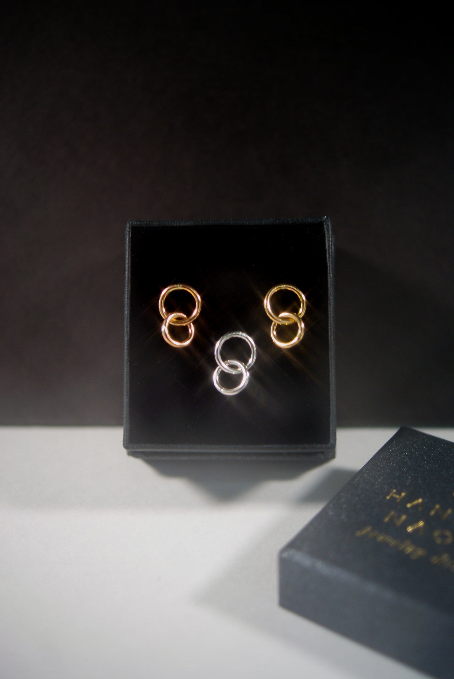 Link Stud Earrings, Gold Fill, Rose Gold Fill, or Sterling Silver