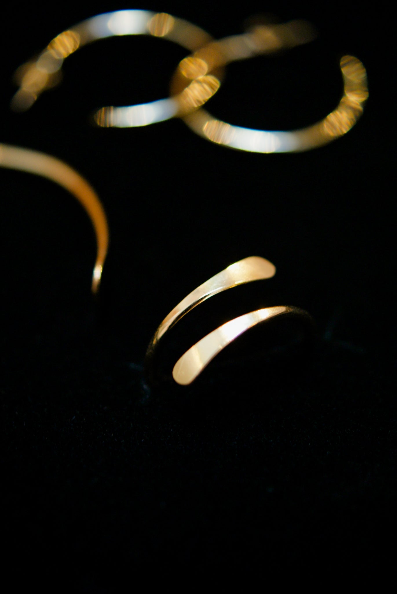 Sunburst Ring, Solid 14K Gold