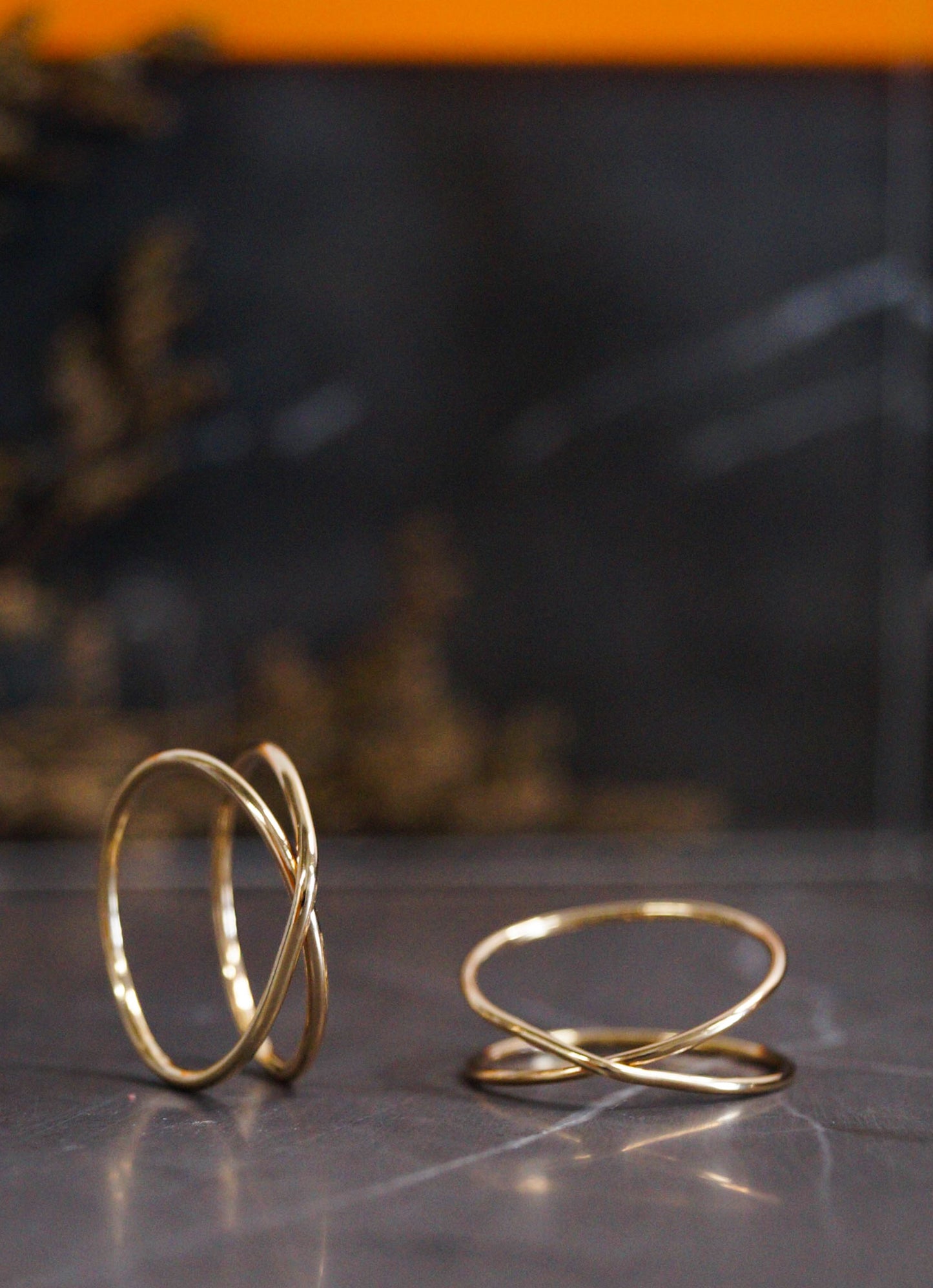 X-Ring, Solid 14K Gold