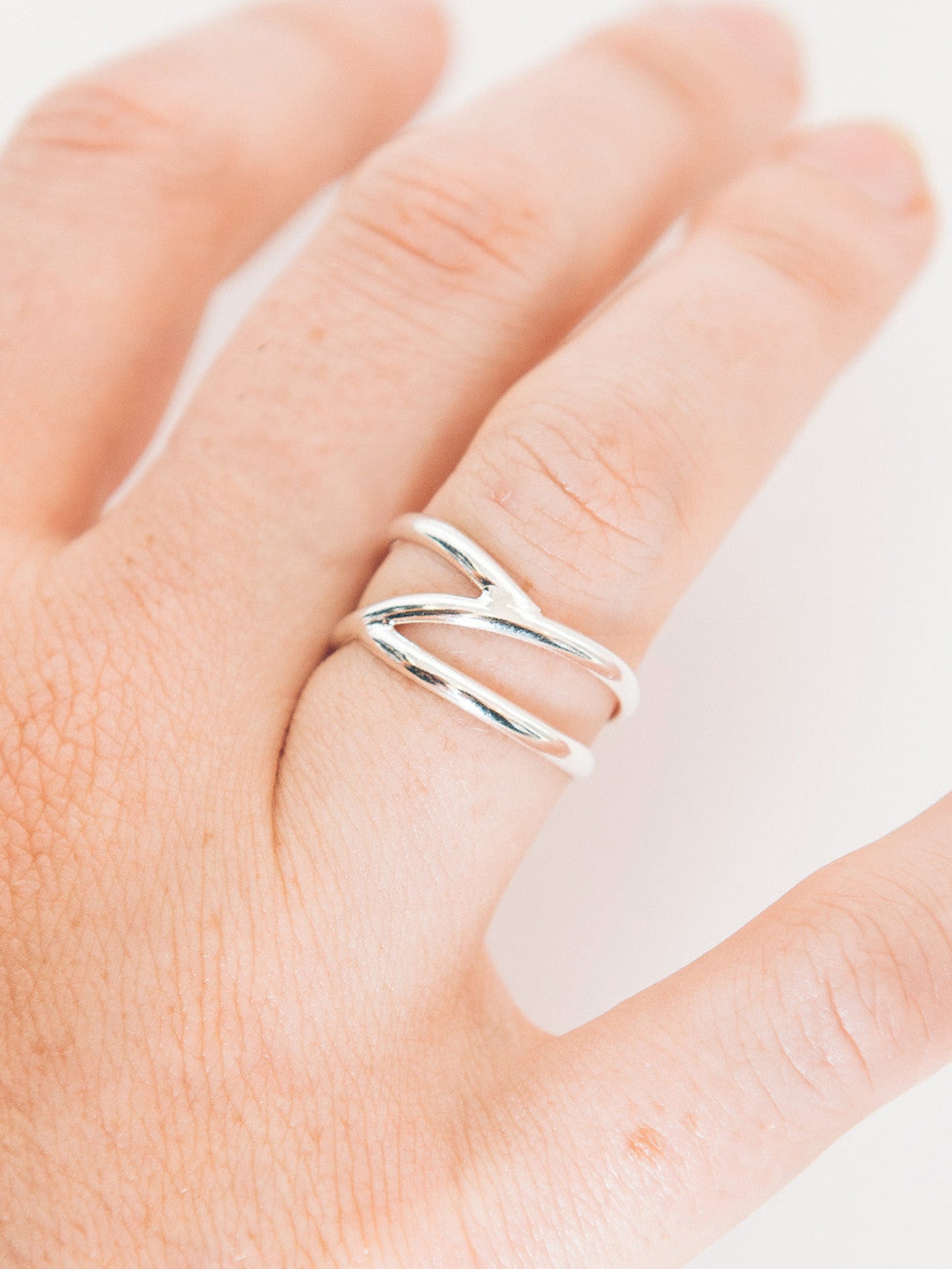Branch Ring, Sterling Silver