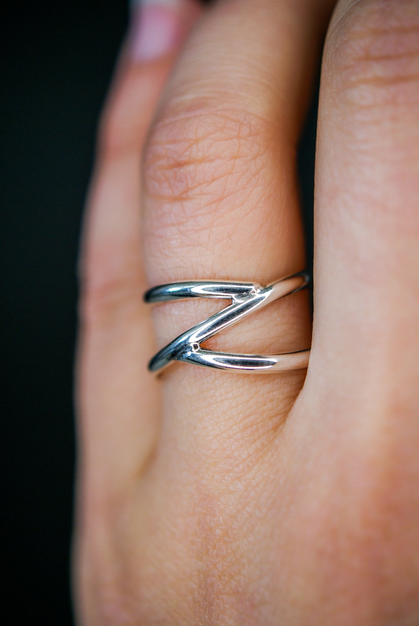 Branch Ring, Sterling Silver