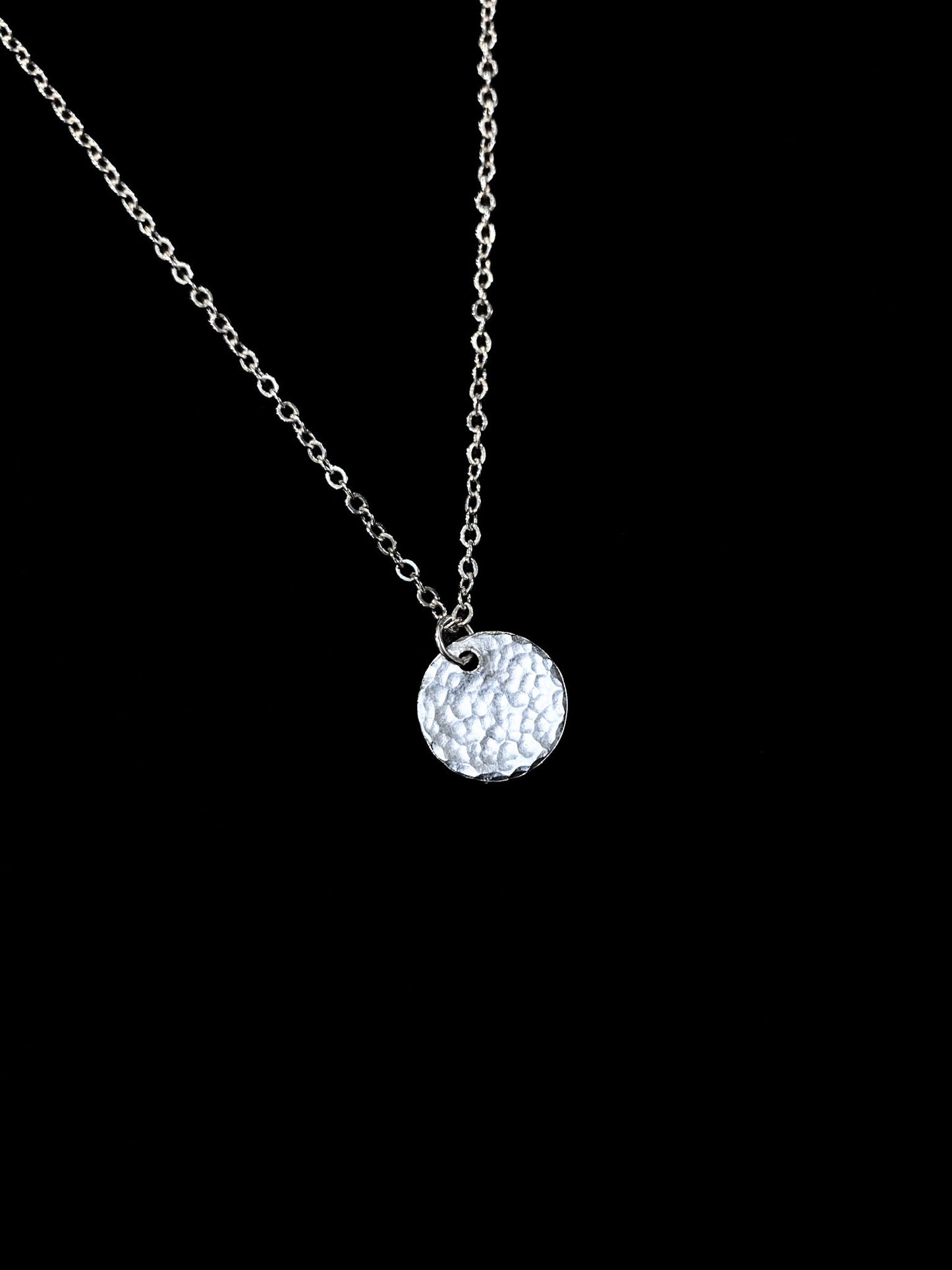 Hammered Medallion Charm