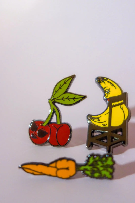 Cherry Booty Enamel Pin