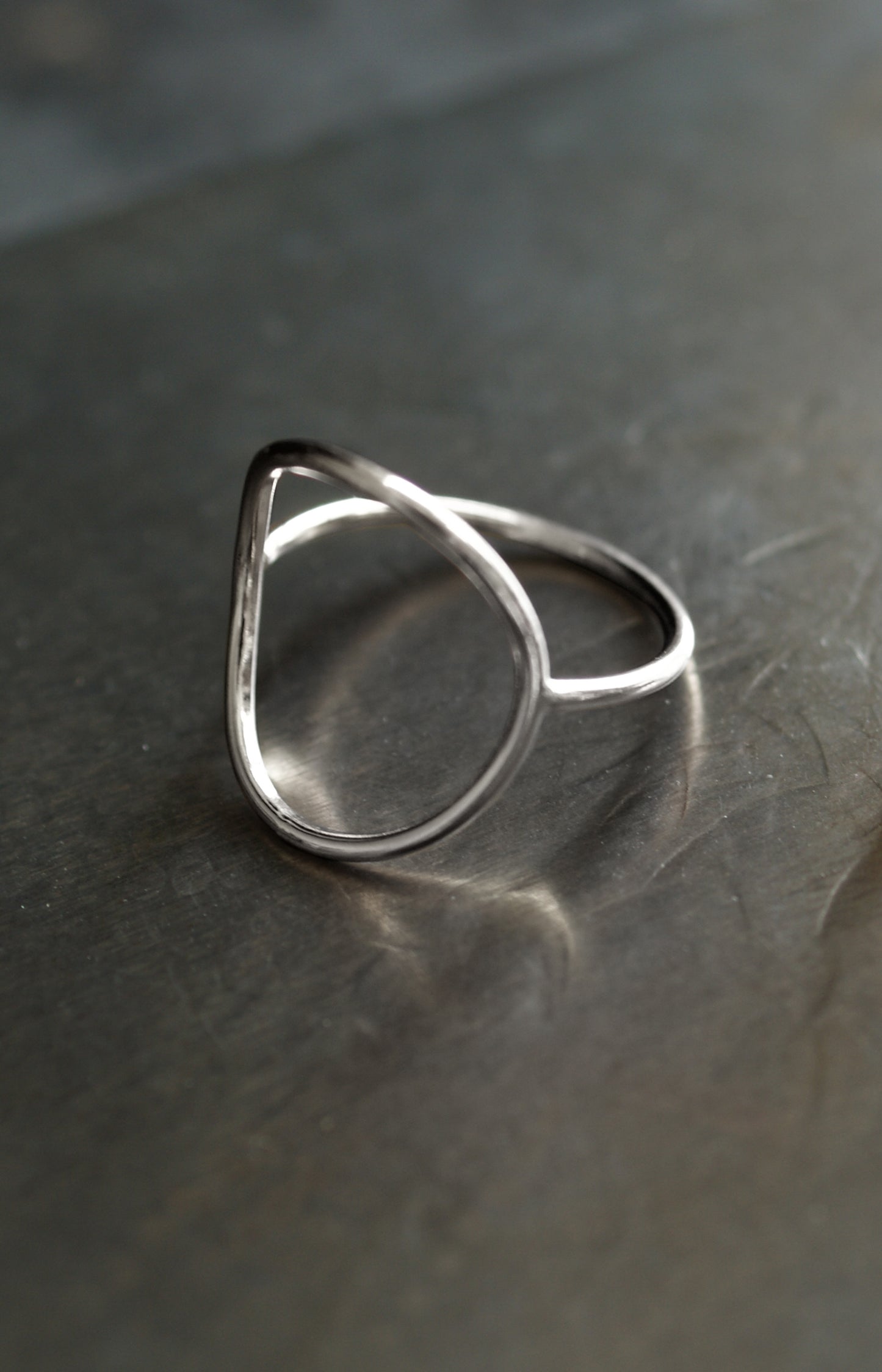 Circle Ring, Sterling Silver