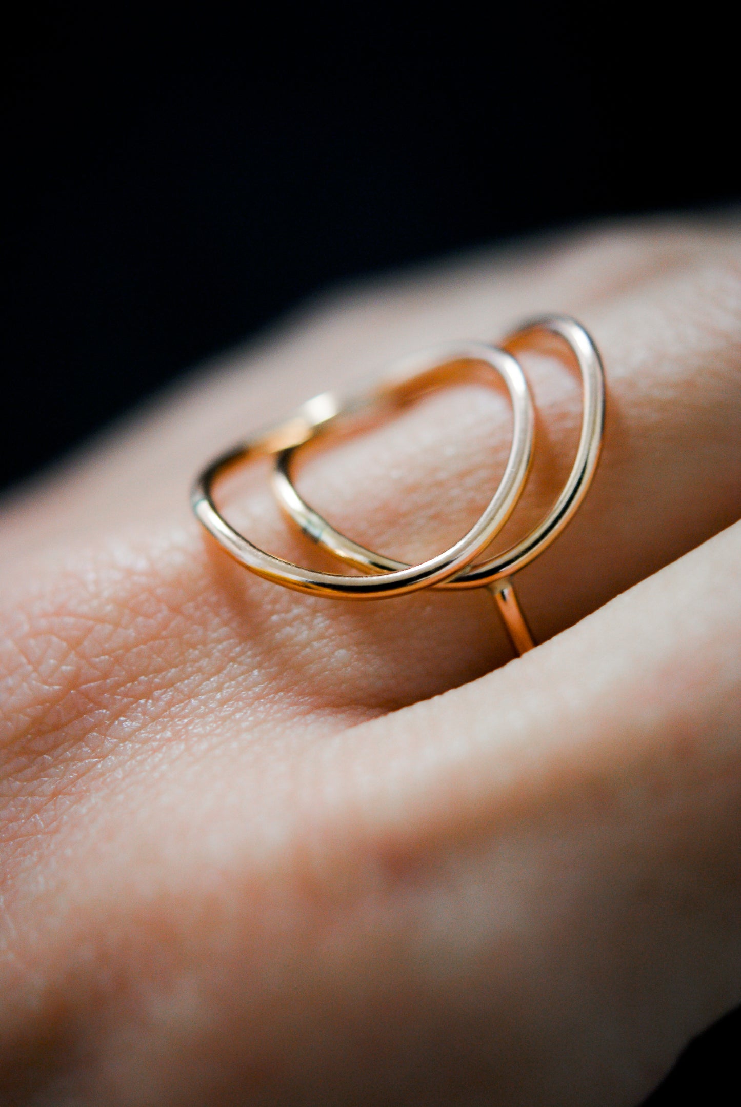 Eclipse Ring, 14K Rose Gold Fill