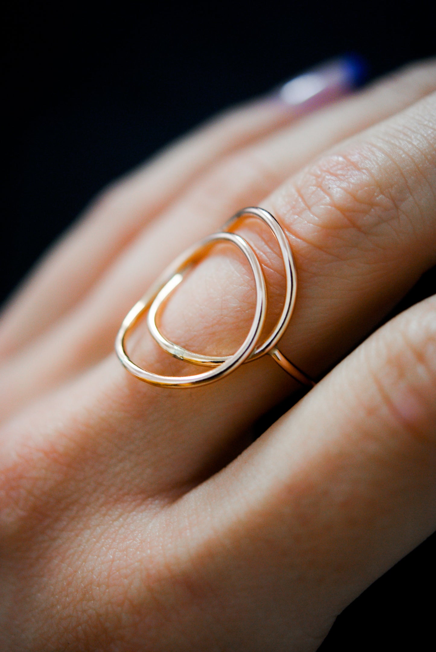 Eclipse Ring, 14K Rose Gold Fill