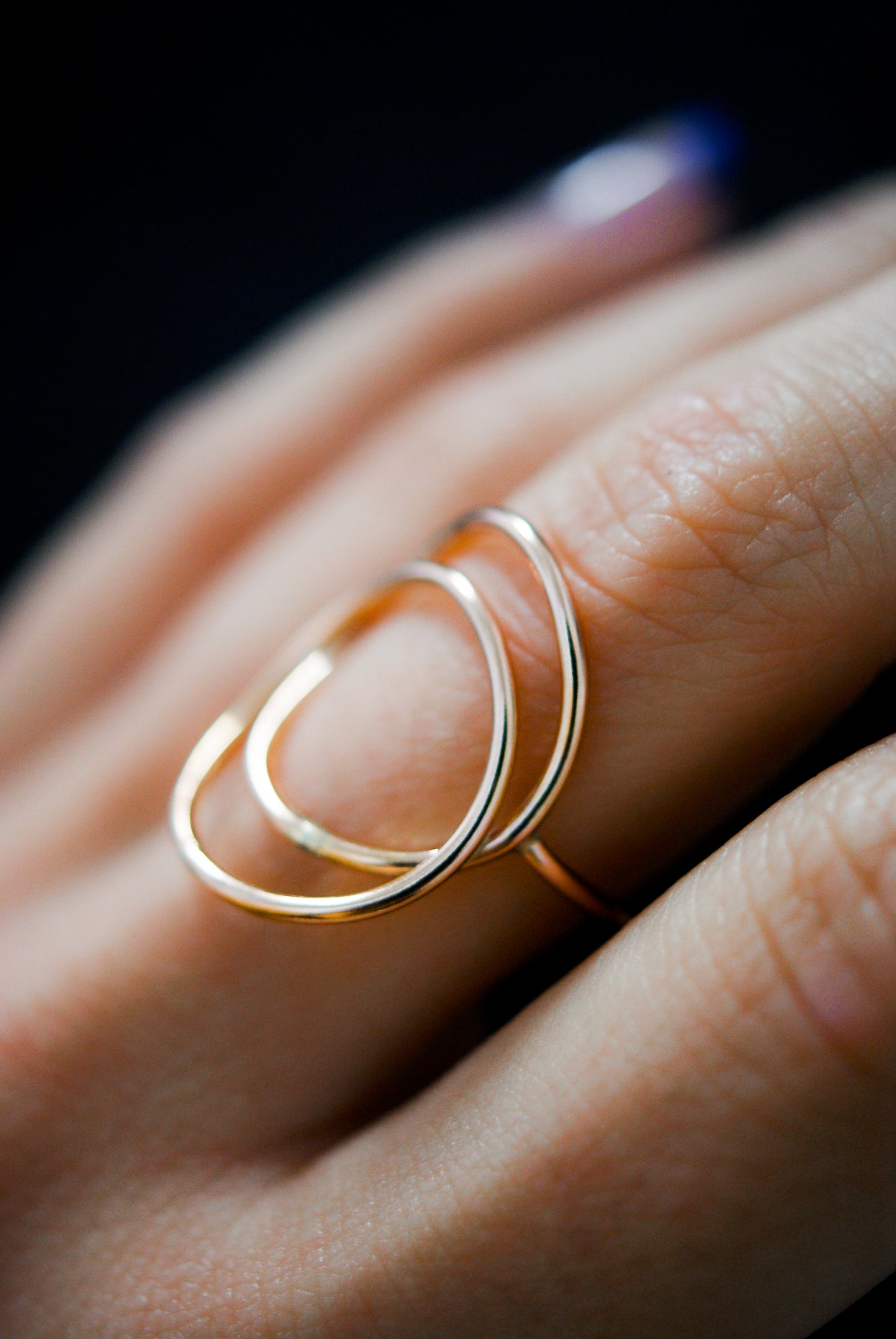 Eclipse Ring, 14K Rose Gold Fill