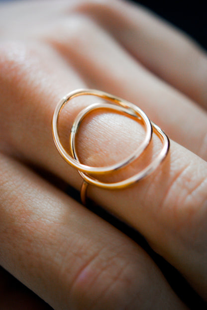 Eclipse Ring, 14K Rose Gold Fill