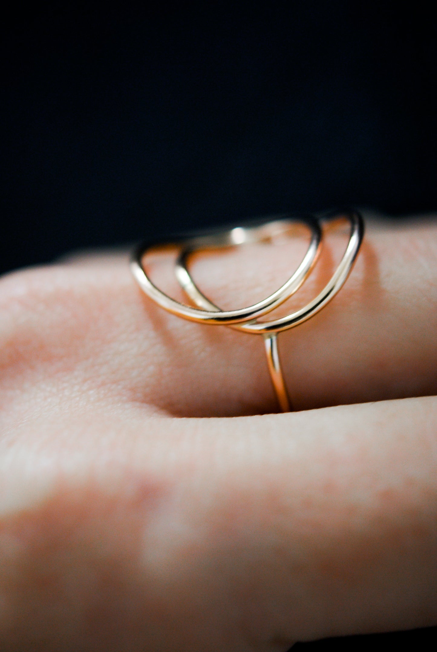 Eclipse Ring, 14K Rose Gold Fill