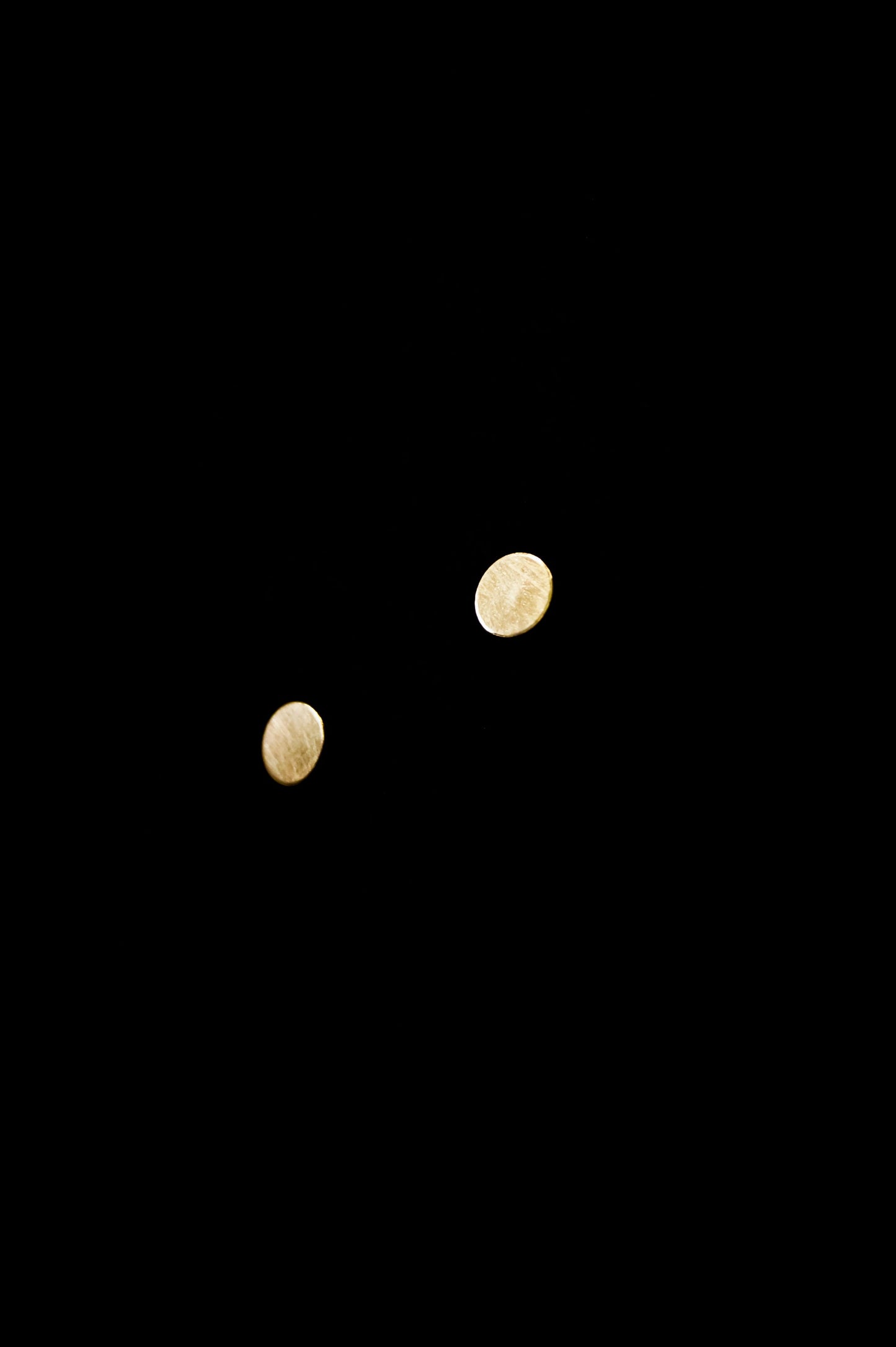 Dot Stud Earrings in Solid Gold or Rose Gold