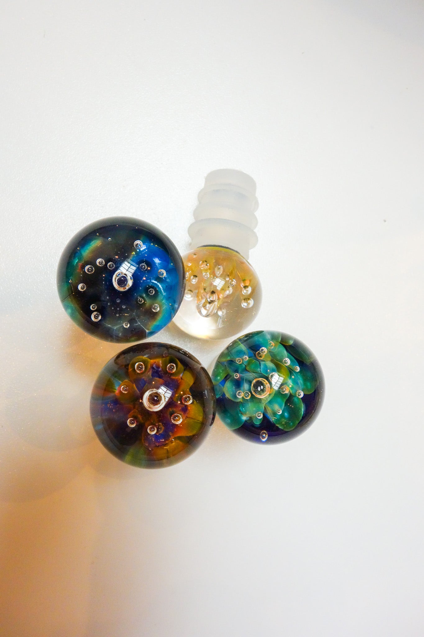 Glass Wine Bottle Stopper