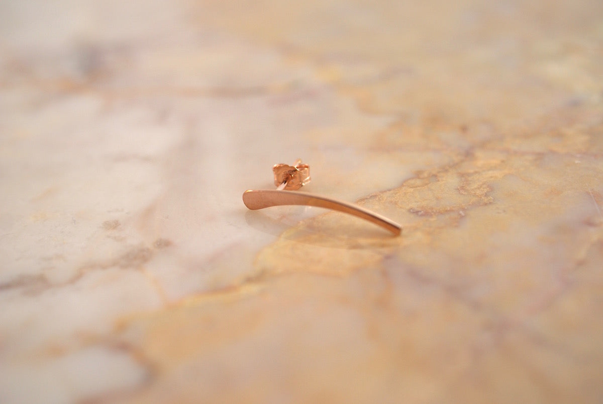 Ear Climber Earring, Gold Fill, Rose Gold Fill, or Sterling Silver