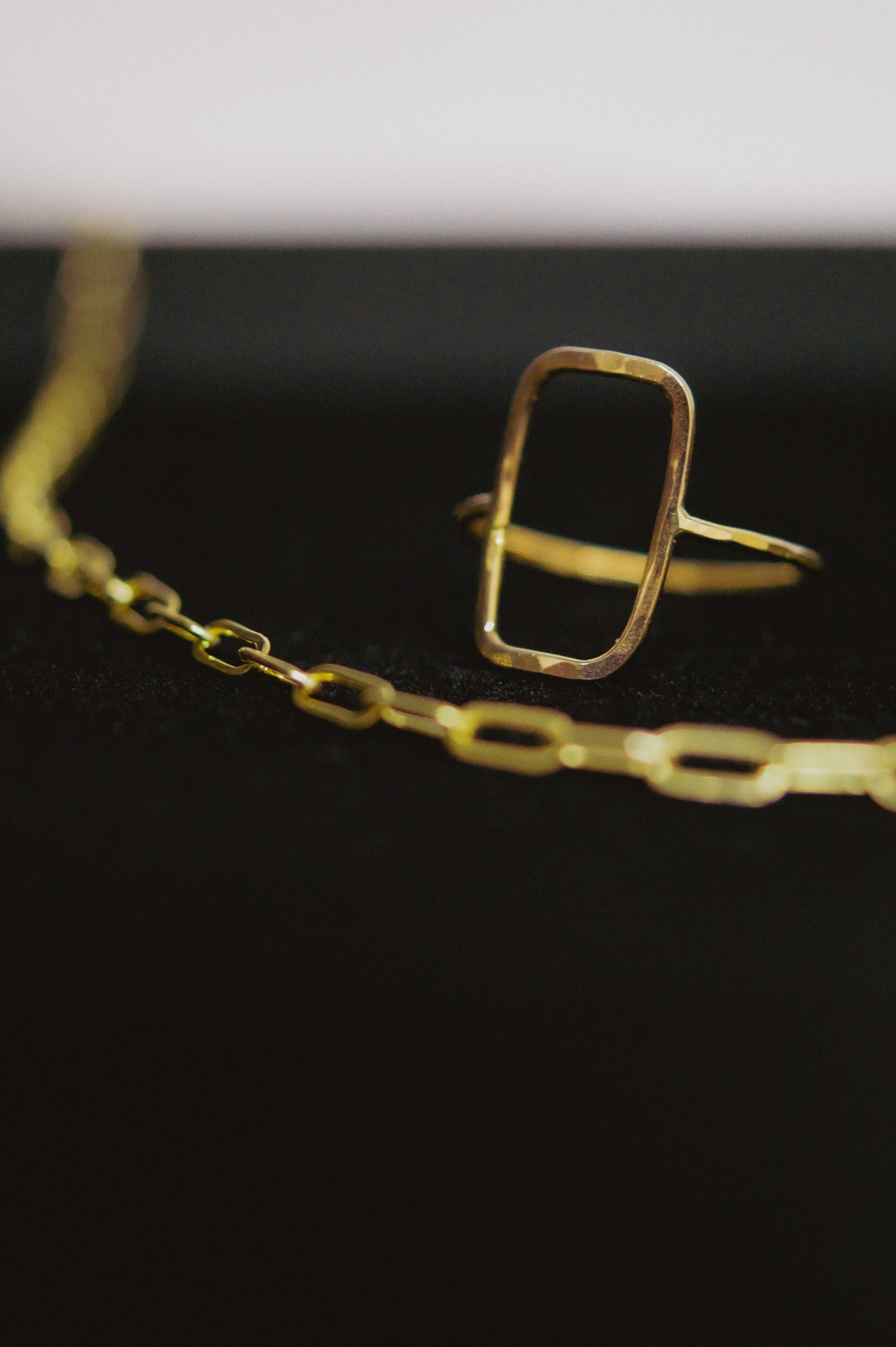 Rectangle Chain Bracelet