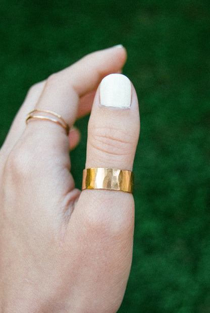 Wide Band, 14K Gold Fill
