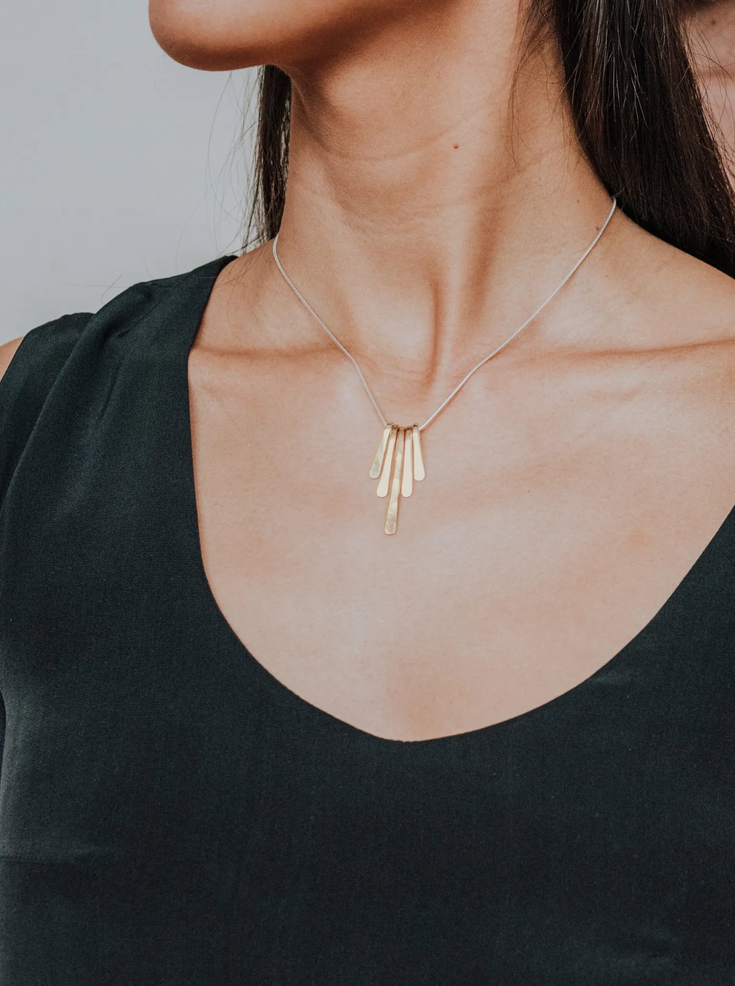 Mini Sunburst Necklace, Gold Fill, Rose Gold Fill, or Sterling Silver