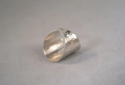 Small Shield Ring, Sterling Silver
