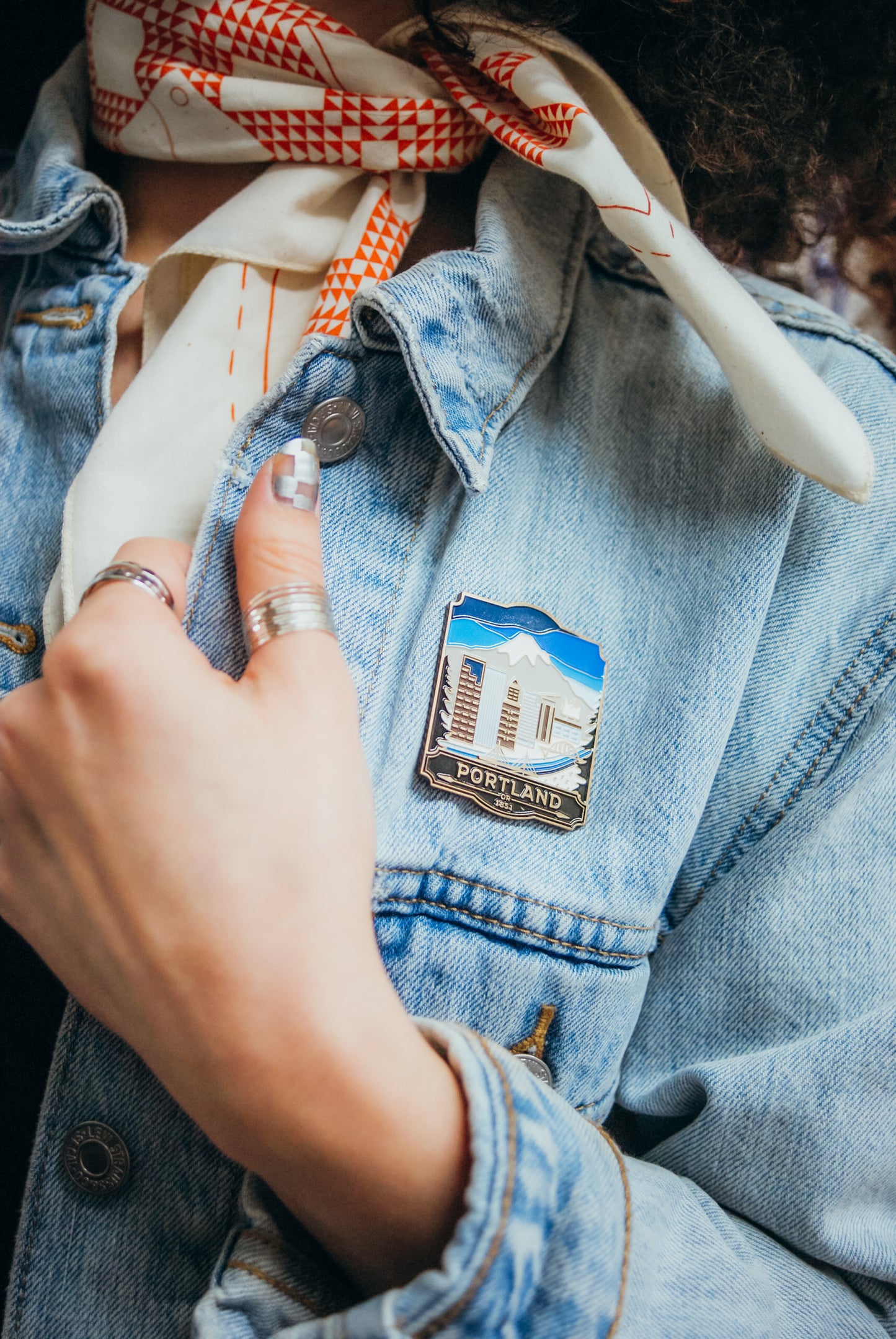 City of Portland Enamel Pin