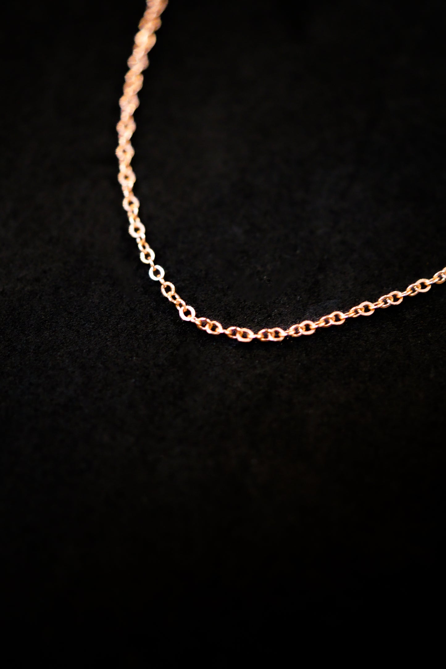 Thin 1mm Cable Chain Necklace