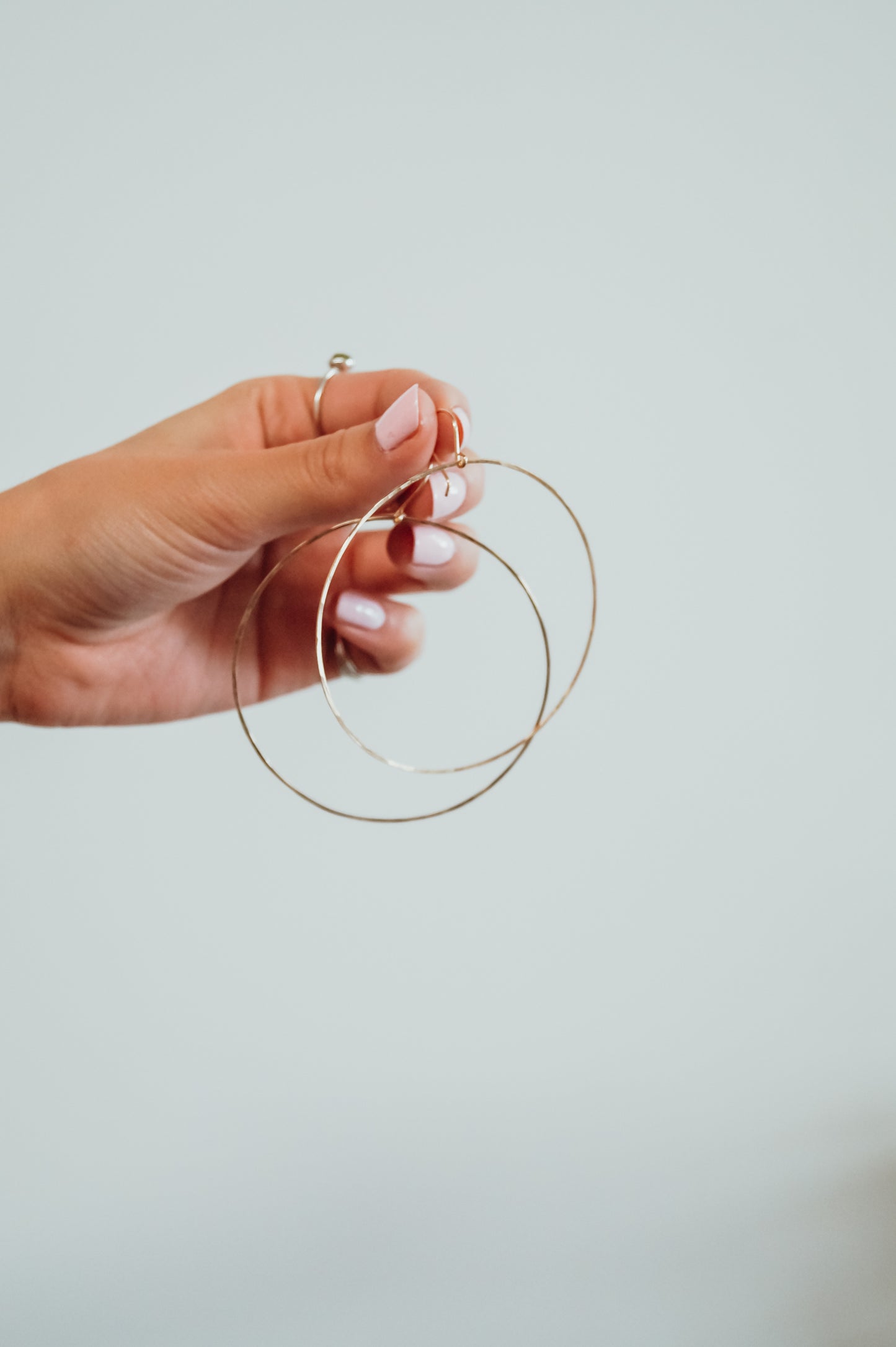 Full Circle Hoop Earrings, Gold Fill, Rose Gold Fill, or Sterling Silver