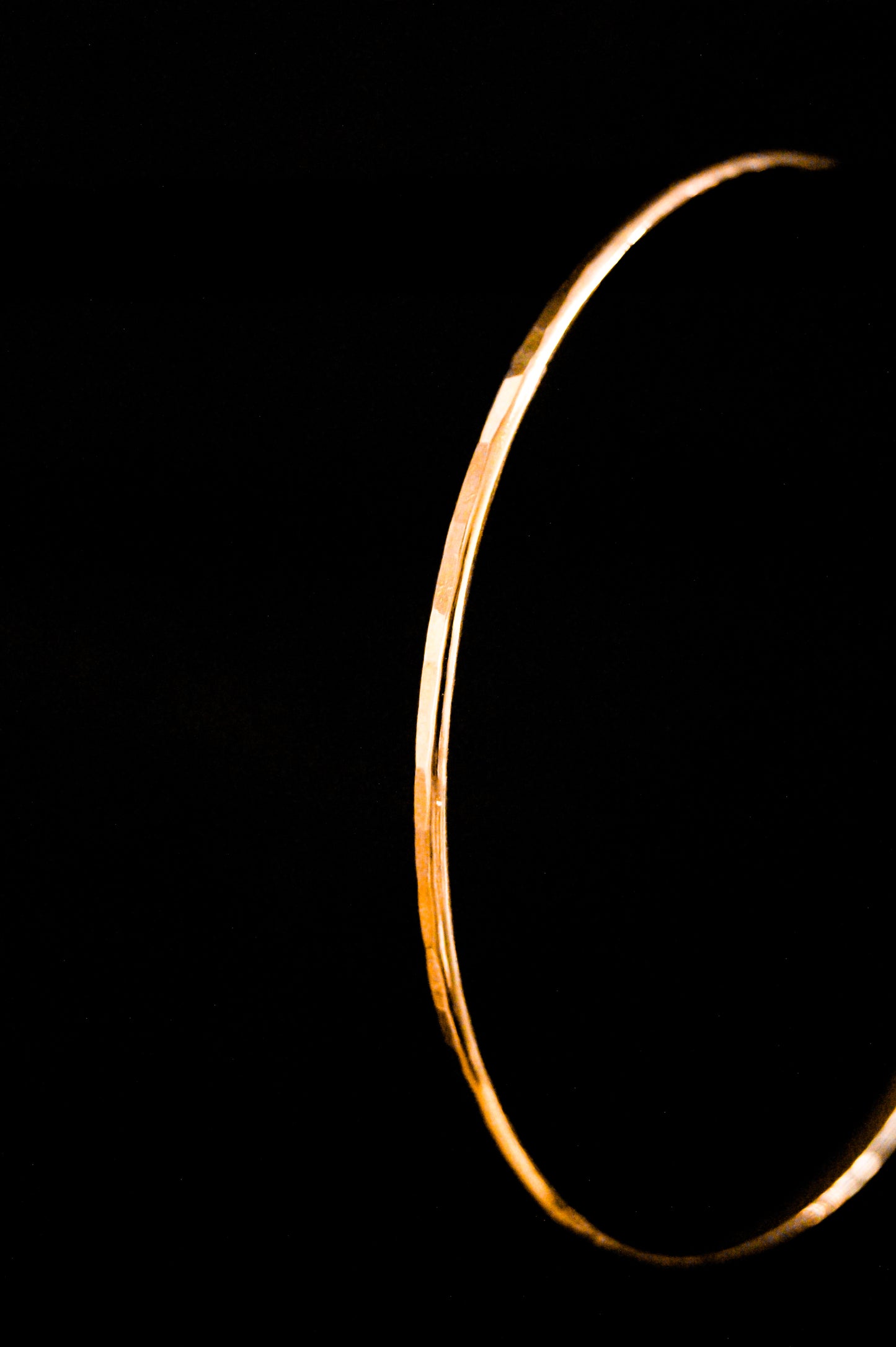 Bangle Bracelet, Gold Fill, Rose Gold Fill or Sterling Silver