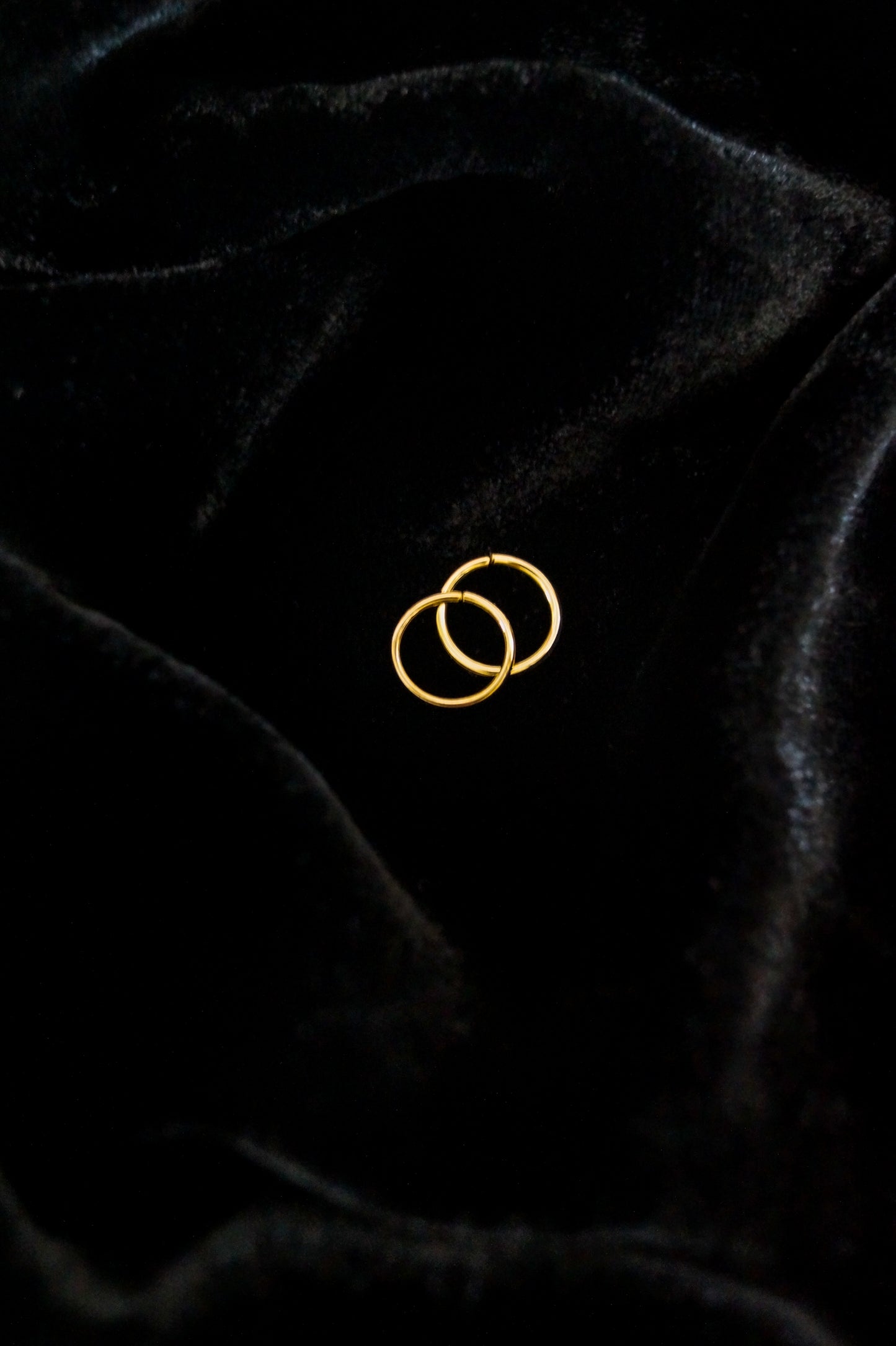 Huggie Hoop Earring in Solid 14K Gold