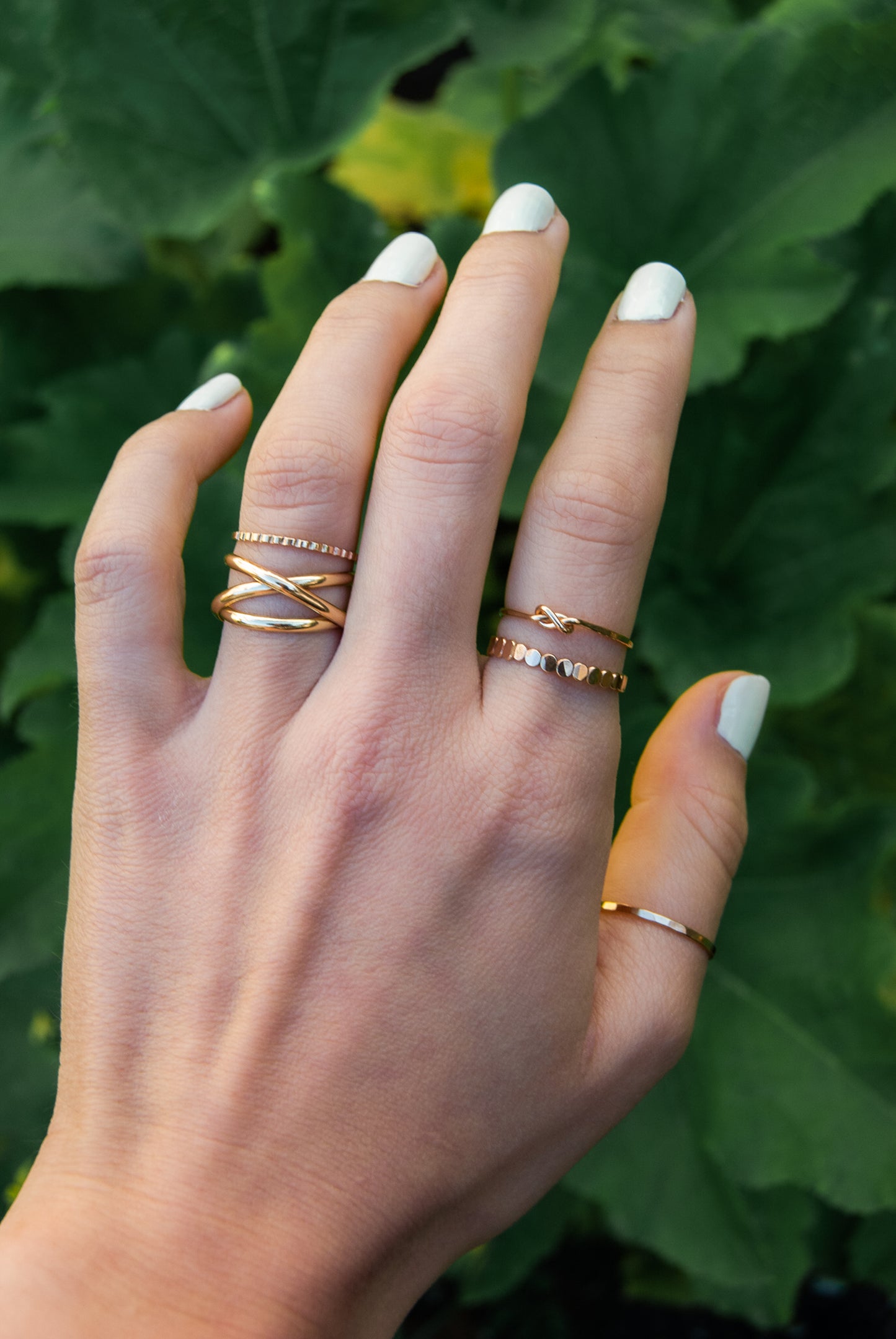 Infinity Spiral Ring, 14K Gold Fill