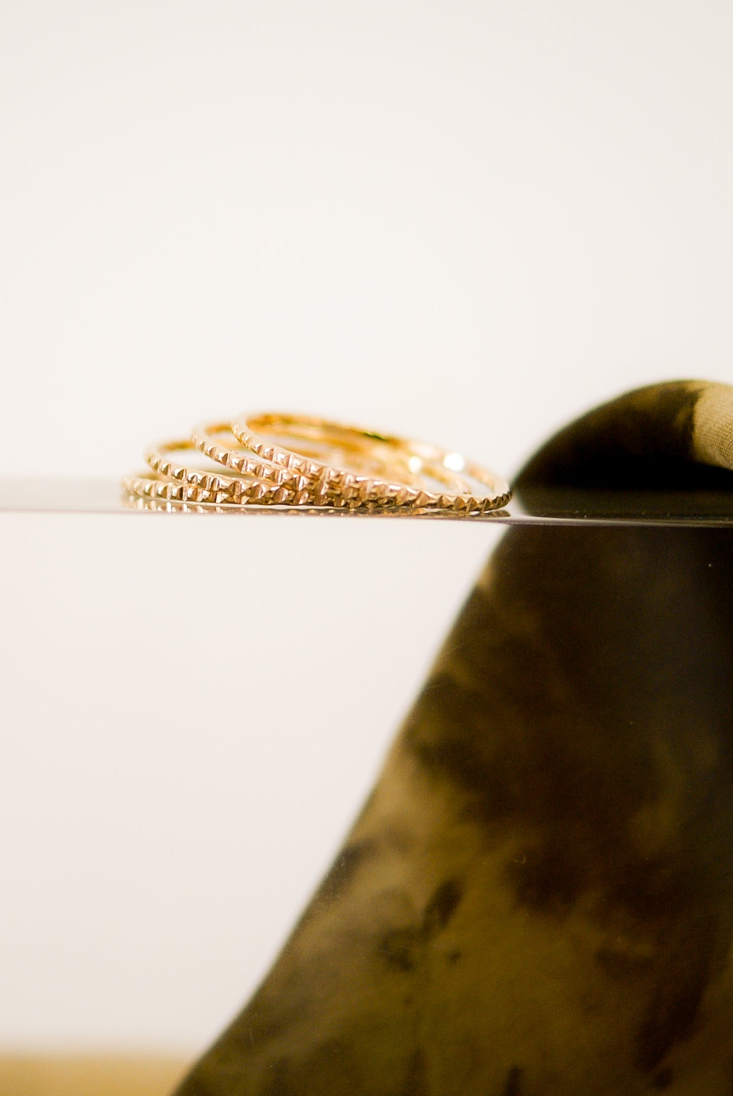 Lined Ring, 14K Gold Fill