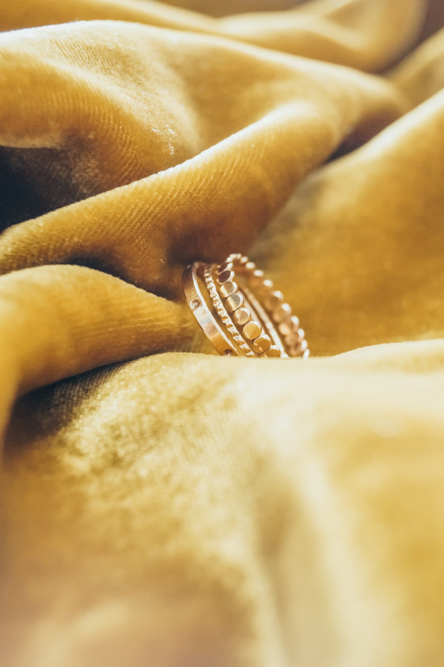 Lined Ring, 14K Gold Fill