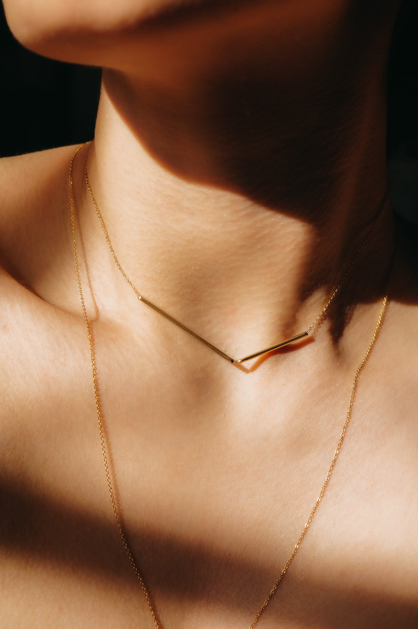 Geo Layering Necklace Set in Gold Fill, Rose Gold Fill, or Sterling Silver