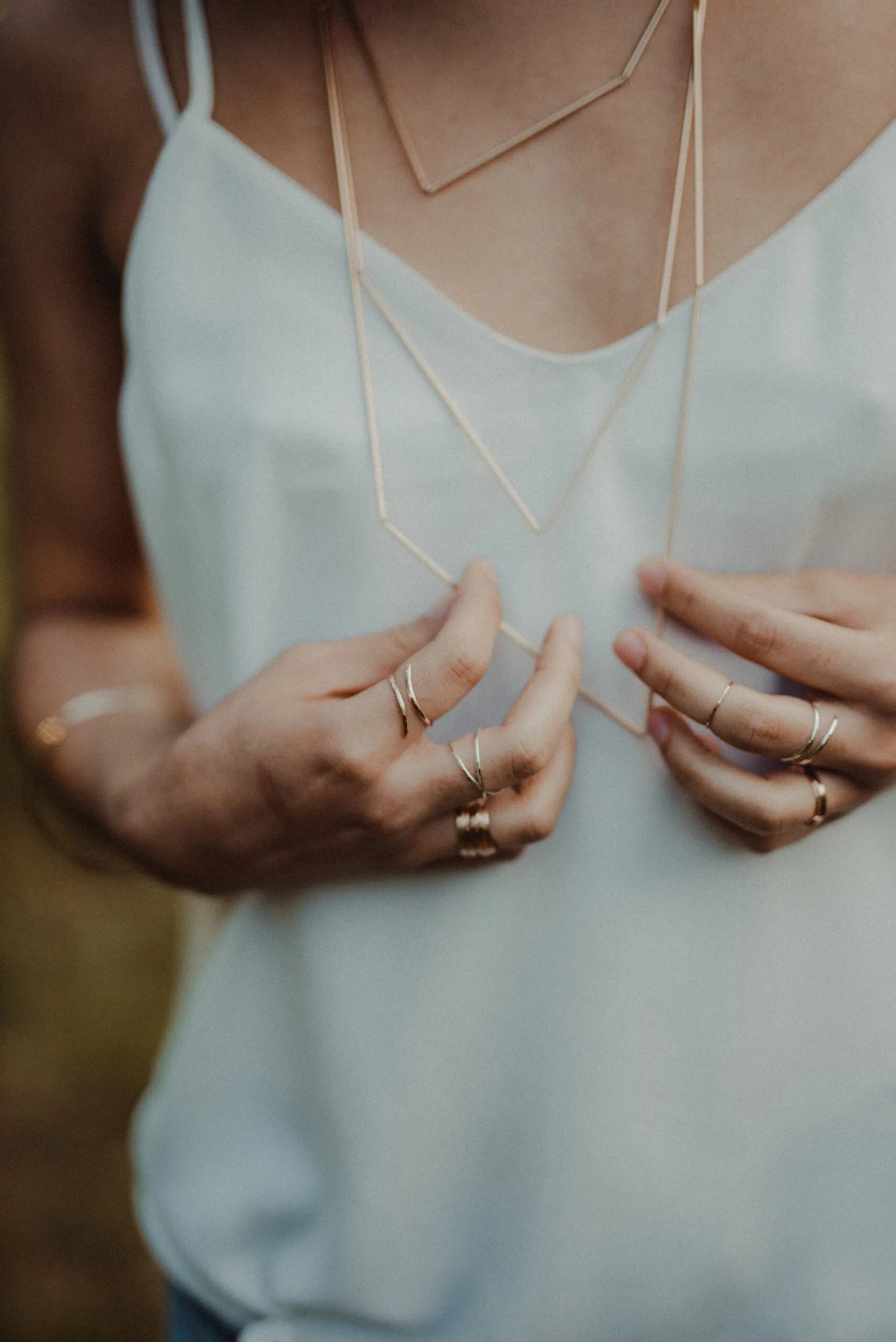 Open Curve Ring, Solid 14K Rose Gold