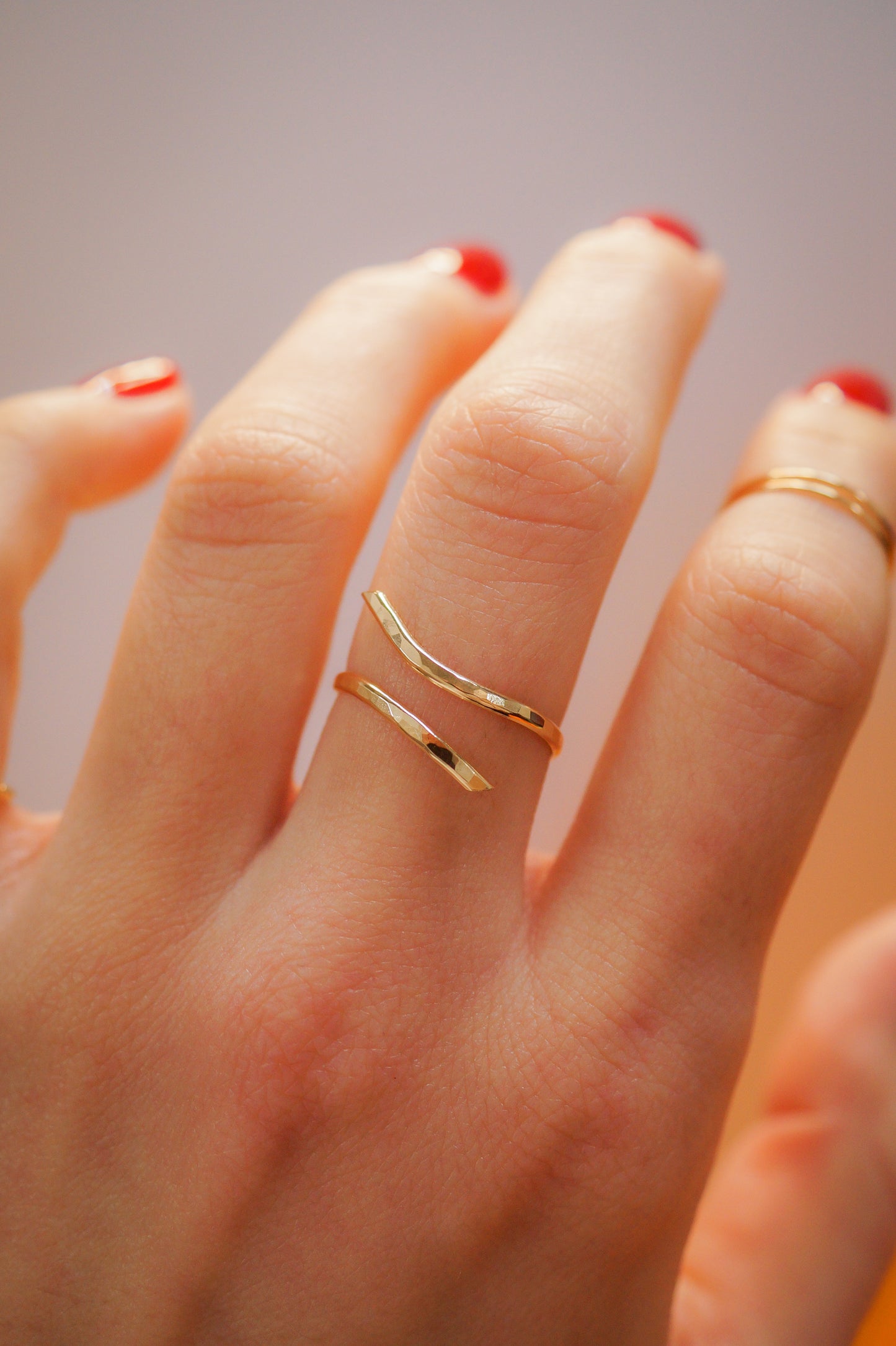 Open Curve Ring, 14K Gold Fill