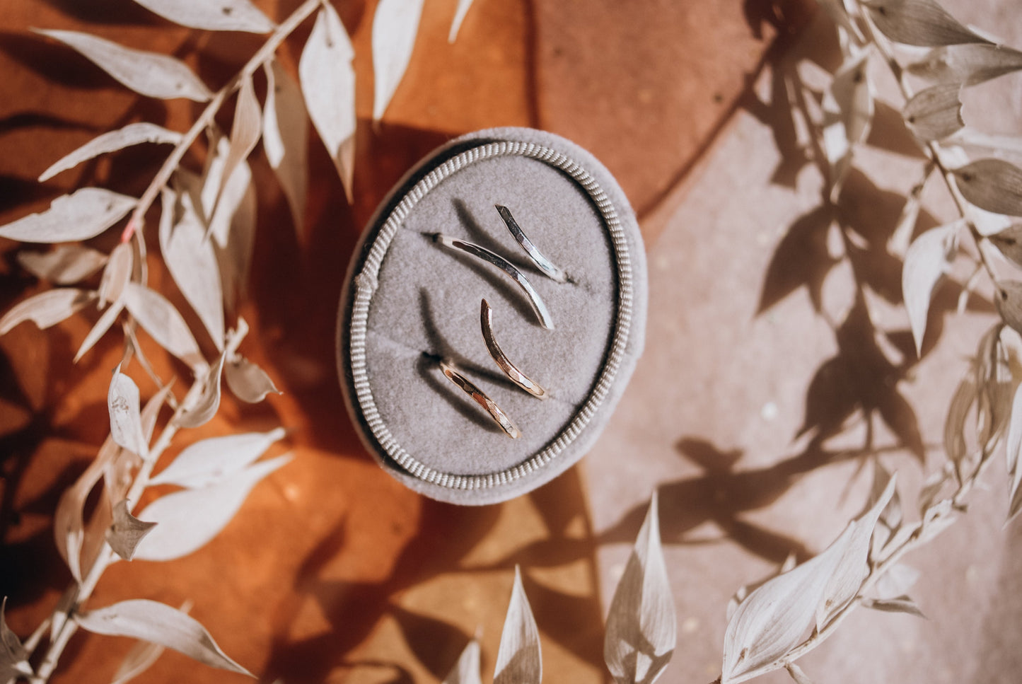 Open Curve Ring, Solid 14K Gold