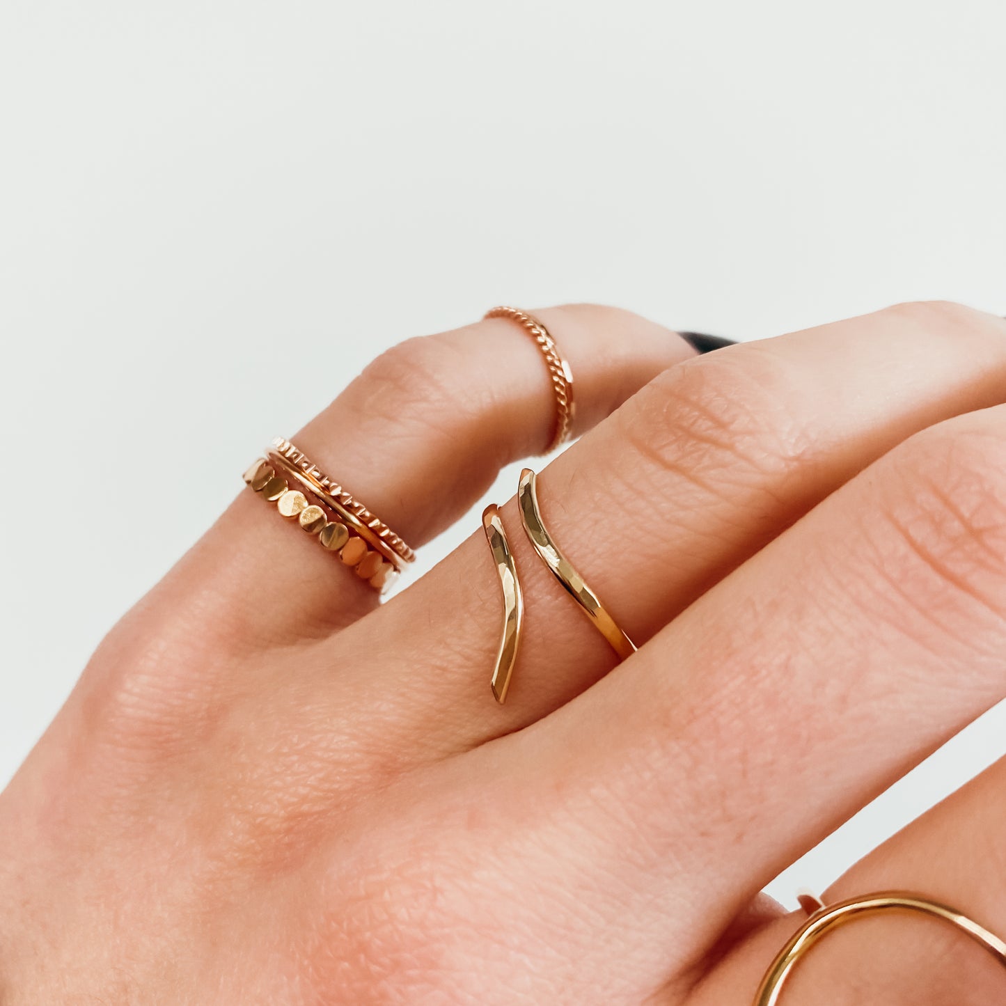 Open Curve Ring, 14K Gold Fill