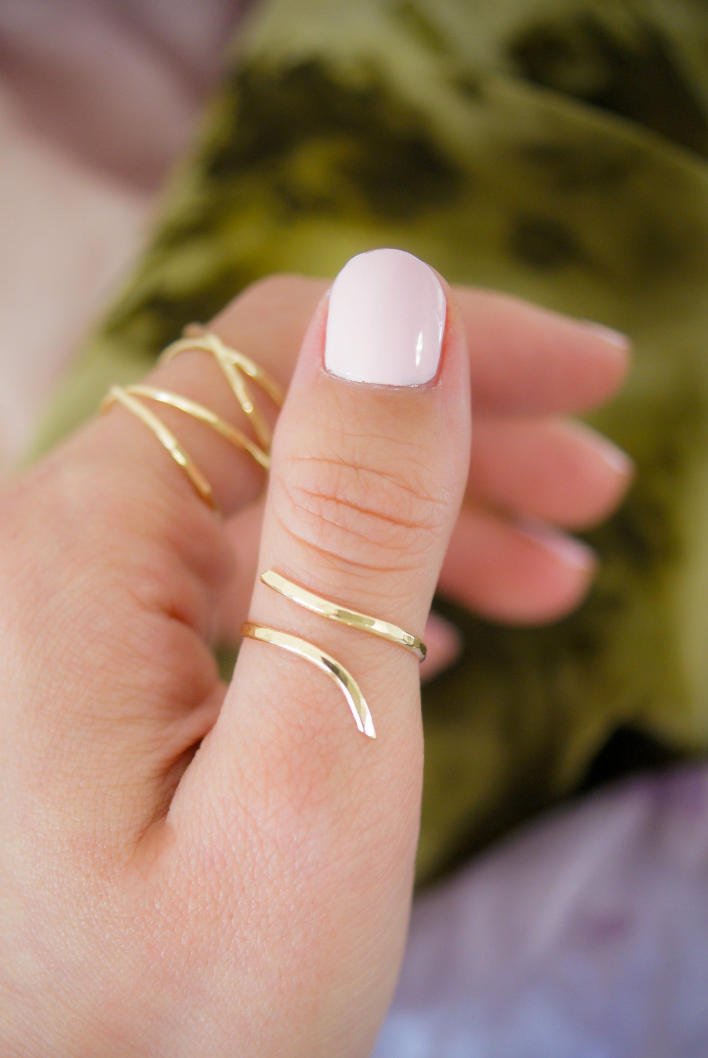 Open Curve Ring, 14K Gold Fill