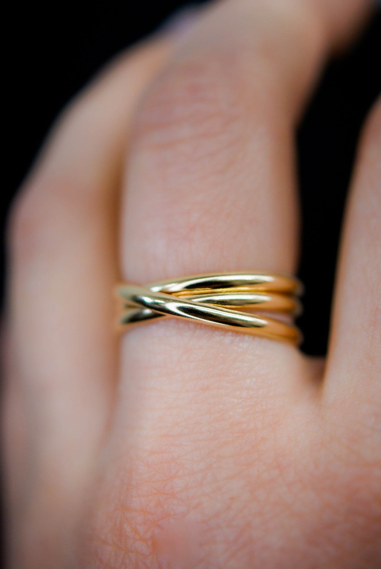 Overlap Ring, 14K Gold Fill