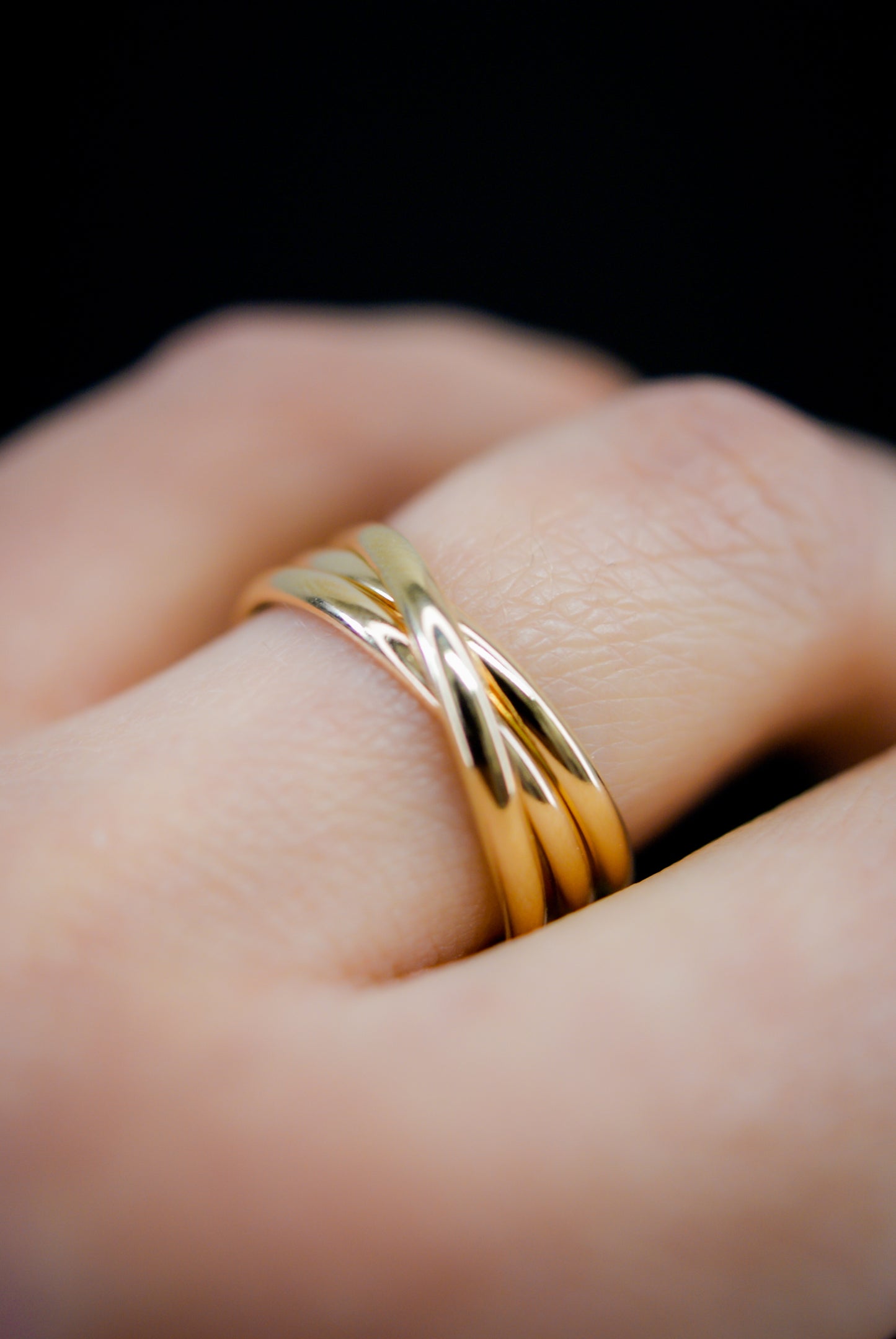 Overlap Ring, 14K Gold Fill