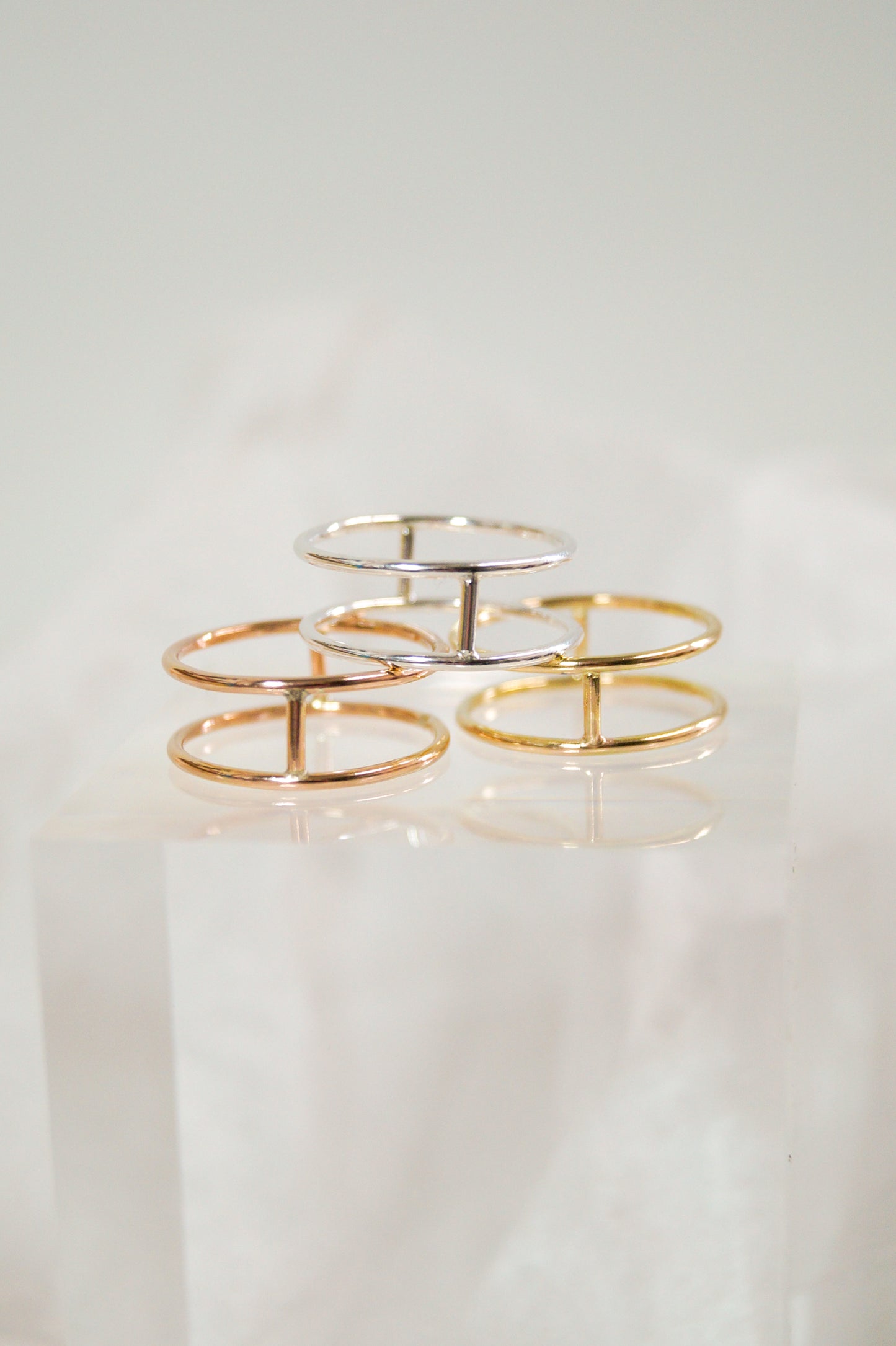Small Cage Ring, 14K Gold Fill