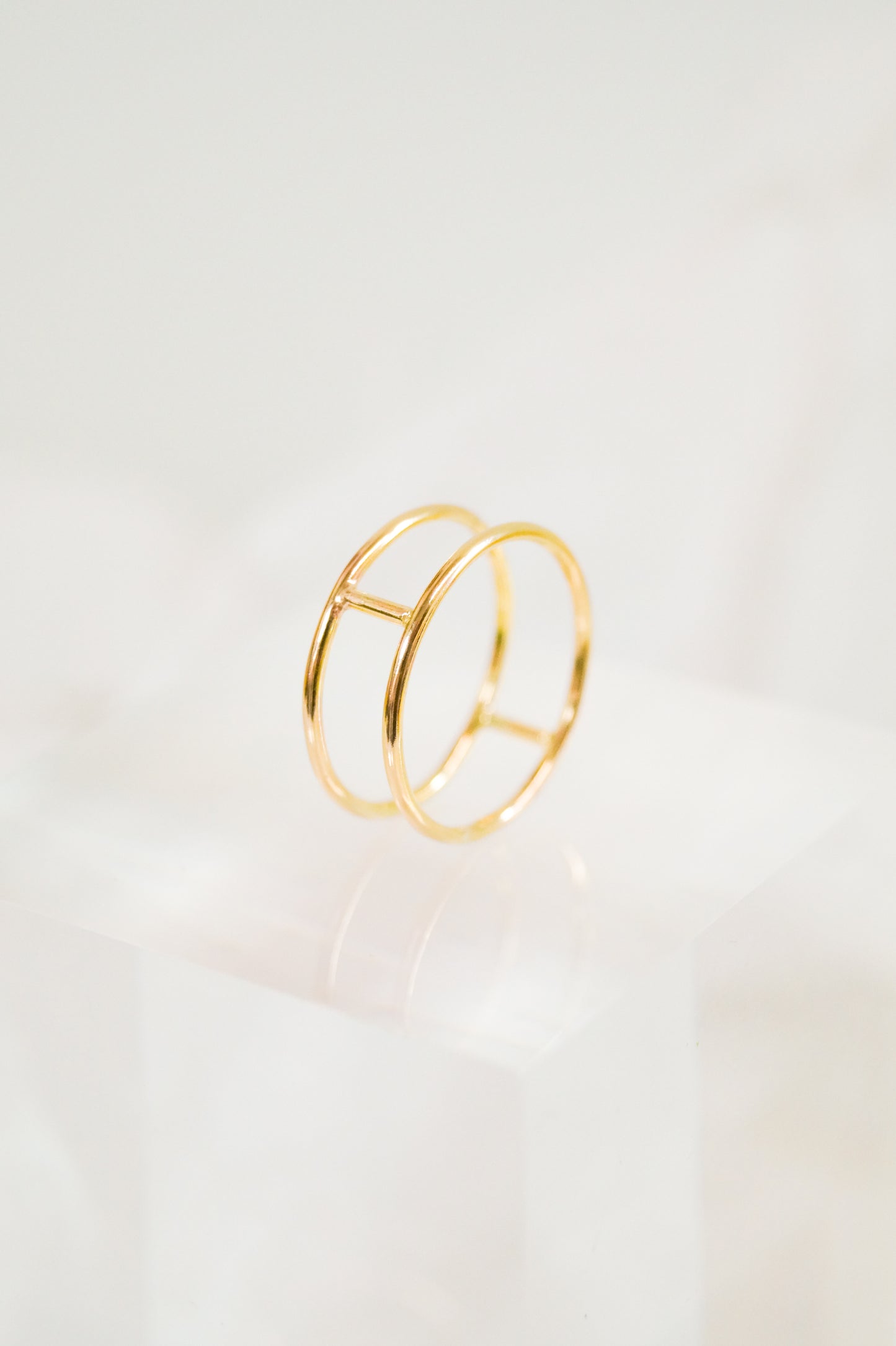 Small Cage Ring, 14K Gold Fill