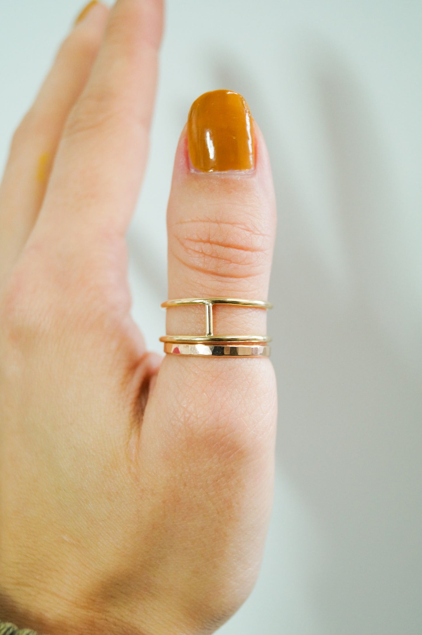 Small Cage Ring, 14K Gold Fill