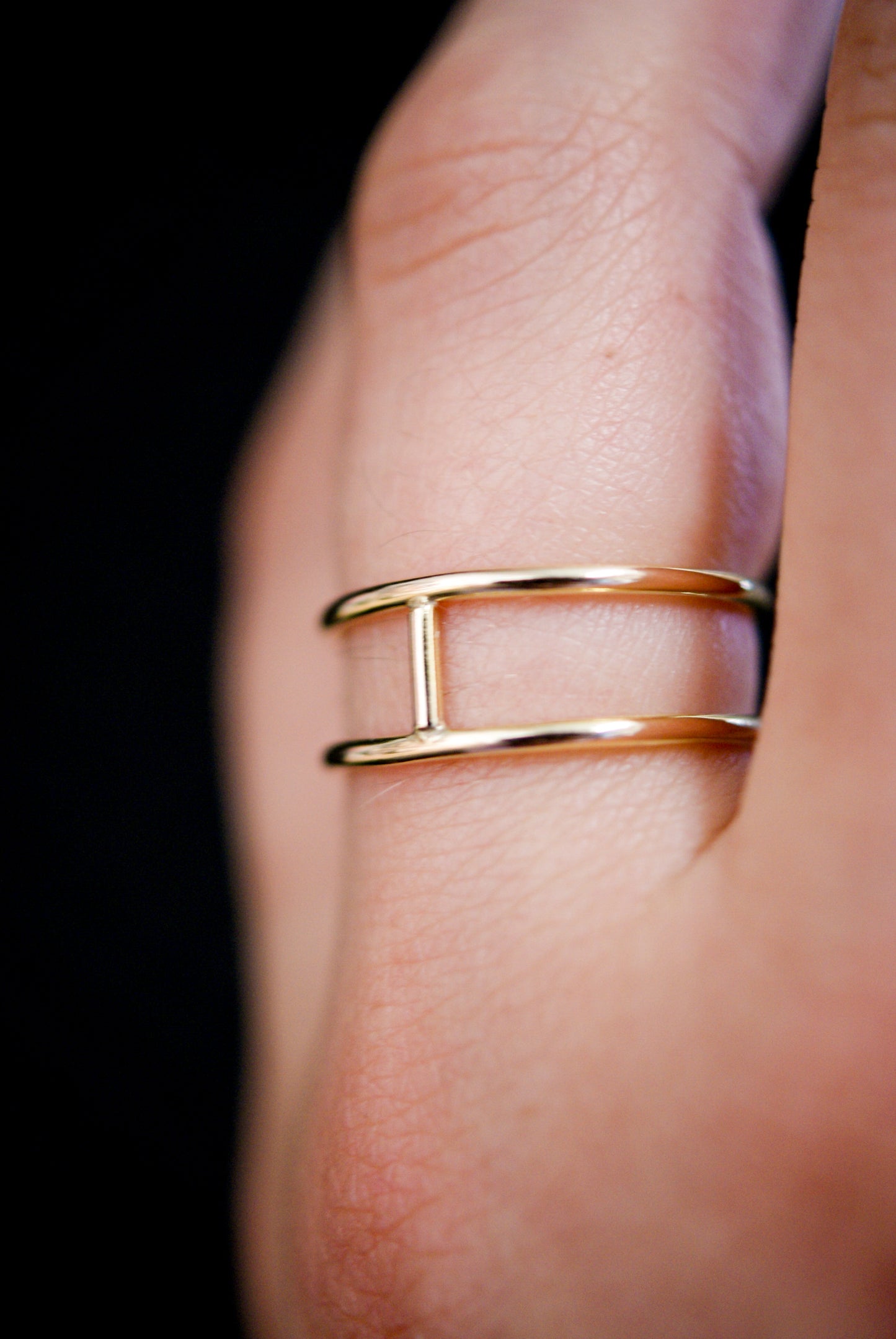 Small Cage Ring, 14K Gold Fill