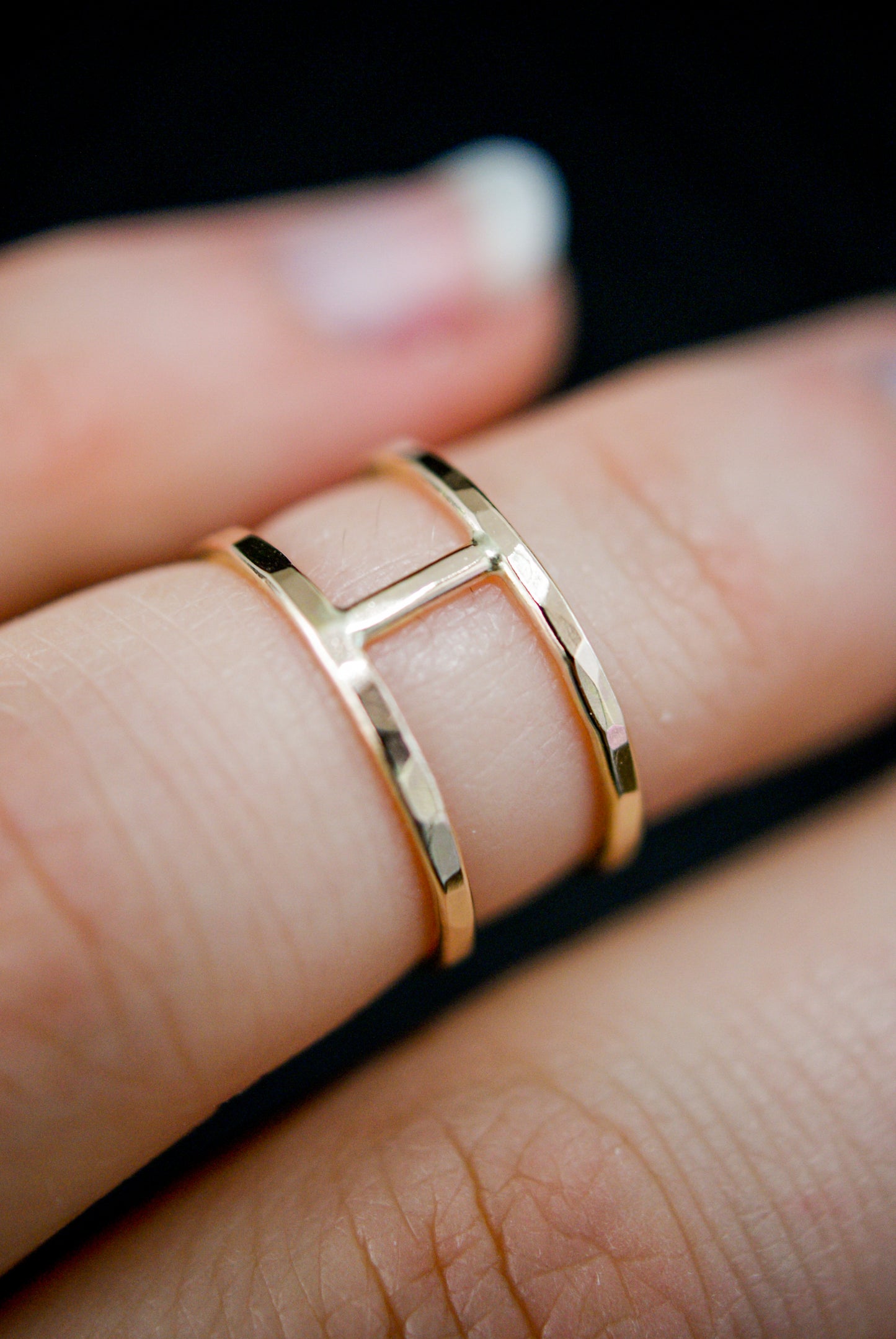 Small Cage Ring, 14K Gold Fill