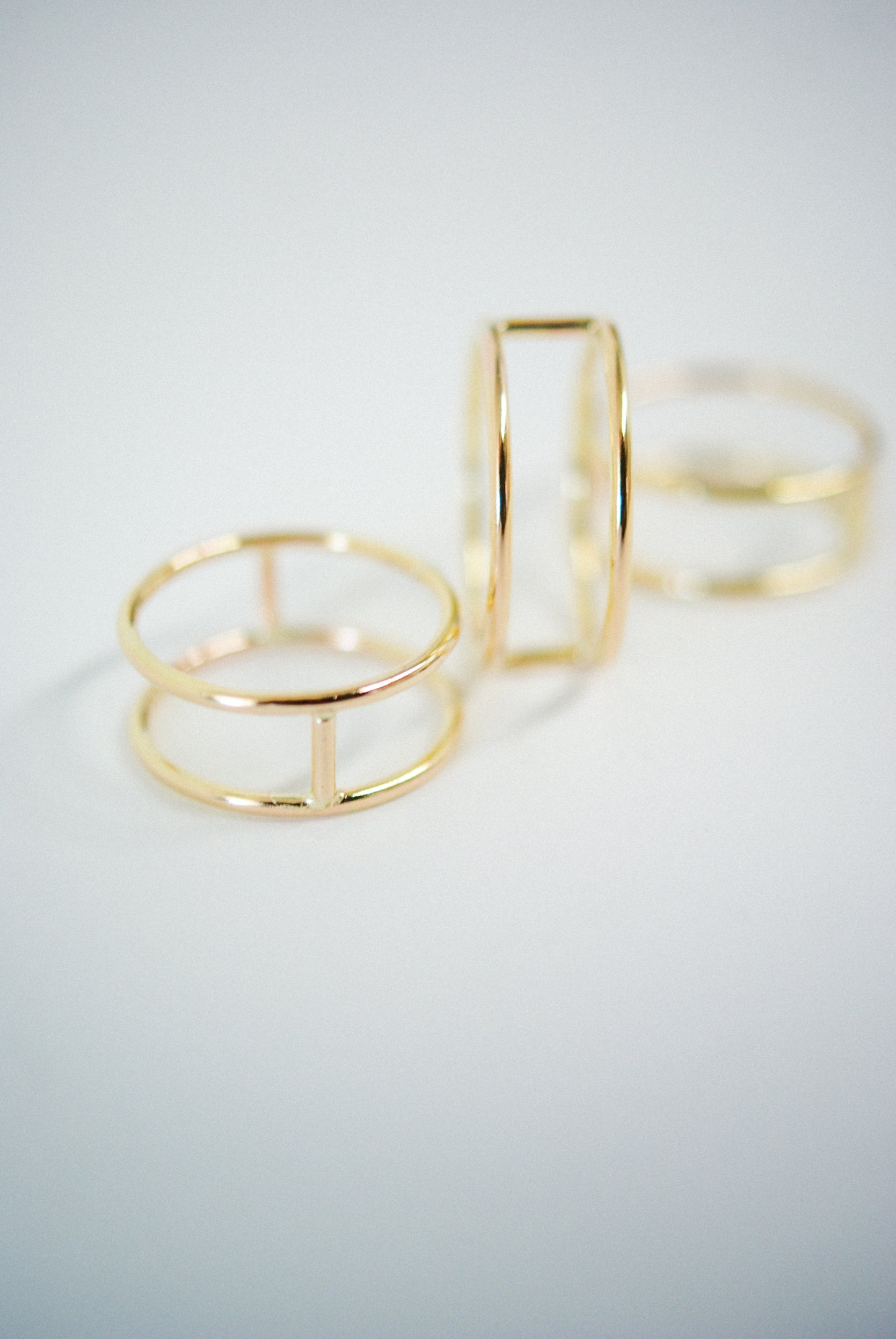 Small Cage Ring, 14K Gold Fill