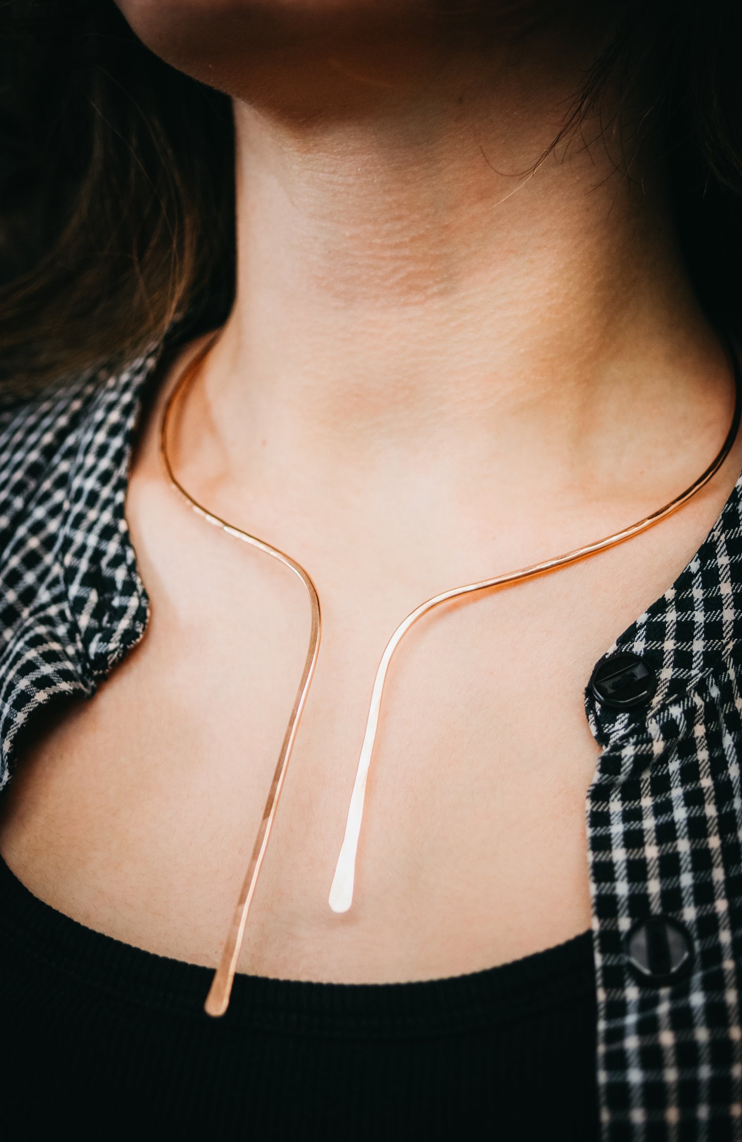 Sunburst Collar Necklace, Gold Fill, Rose Gold Fill, or Sterling Silver