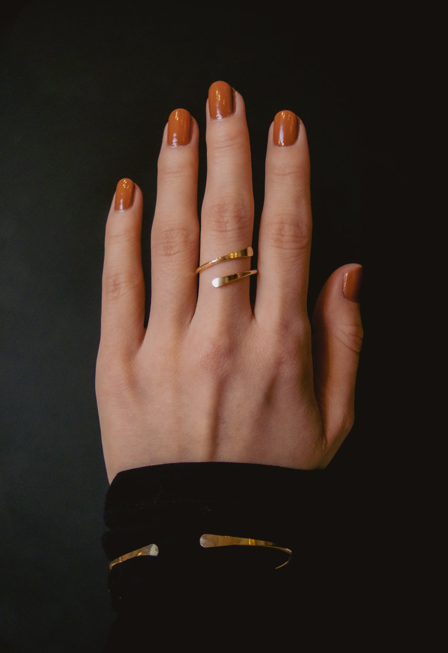 Sunburst Cuff, Gold Fill, Rose Gold Fill, or Sterling Silver