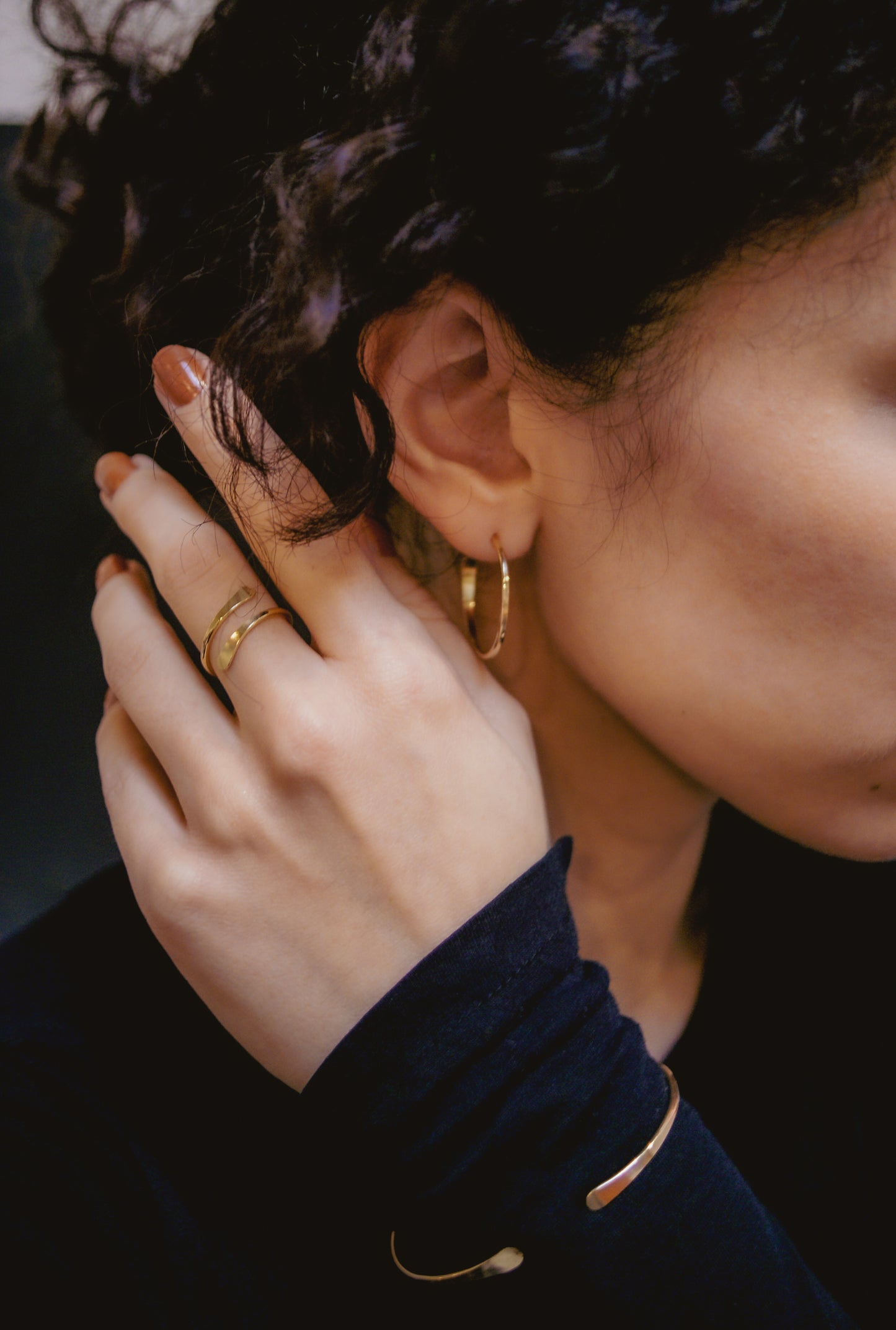 Sunburst Cuff, Gold Fill, Rose Gold Fill, or Sterling Silver