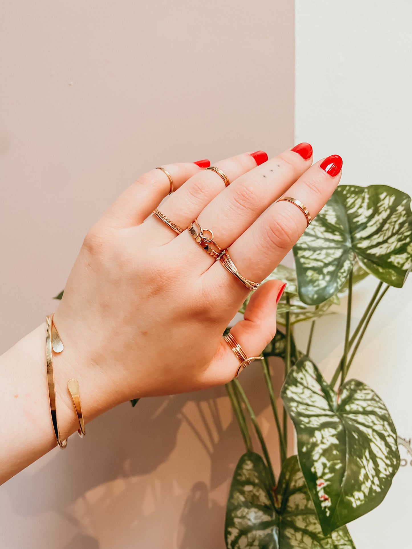 Sunburst Cuff, Gold Fill, Rose Gold Fill, or Sterling Silver