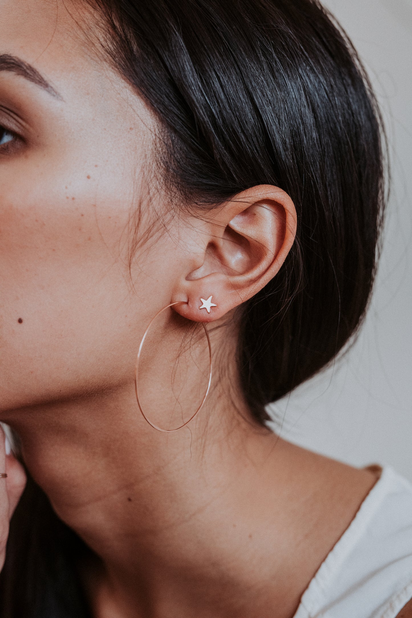 Star Stud Earrings, Gold Fill, Rose Gold Fill or Sterling Silver