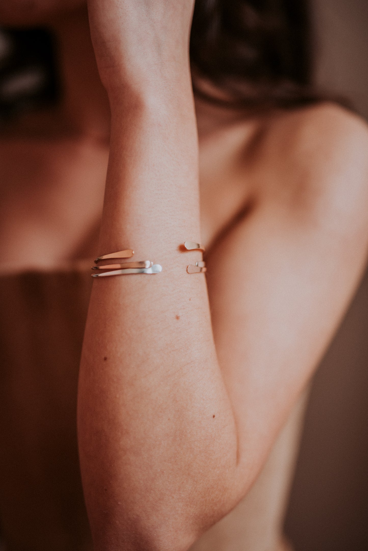 Sunburst Cuff, Gold Fill, Rose Gold Fill, or Sterling Silver