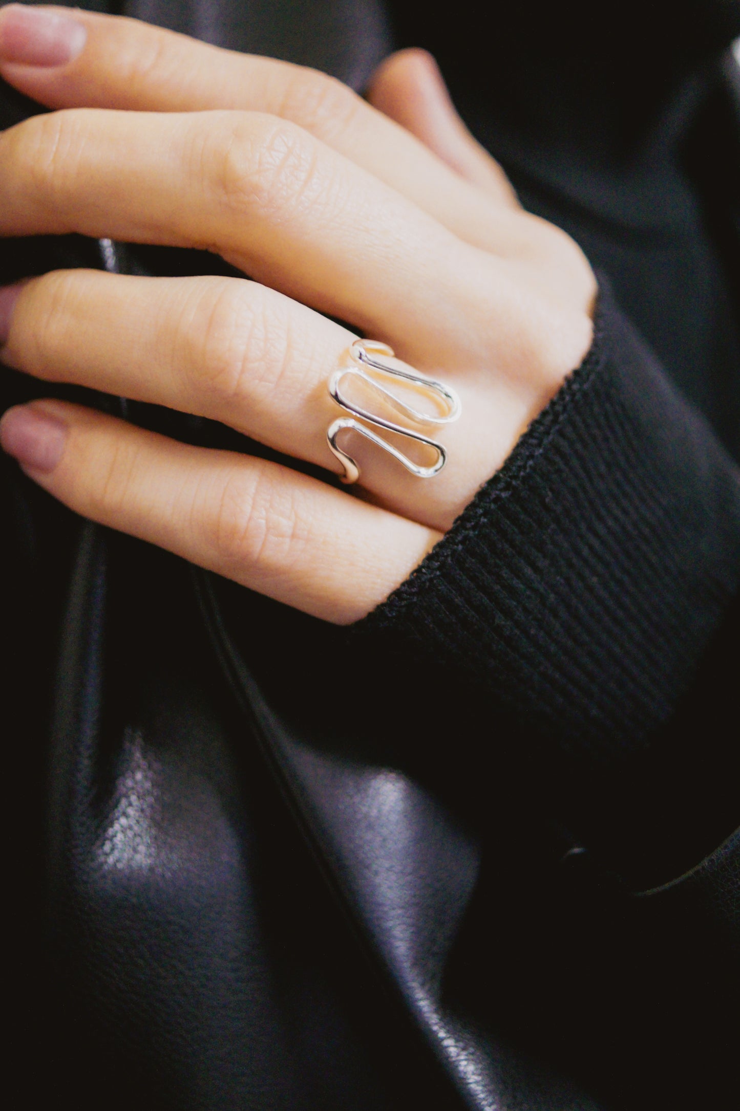 Form Ring, Sterling Silver