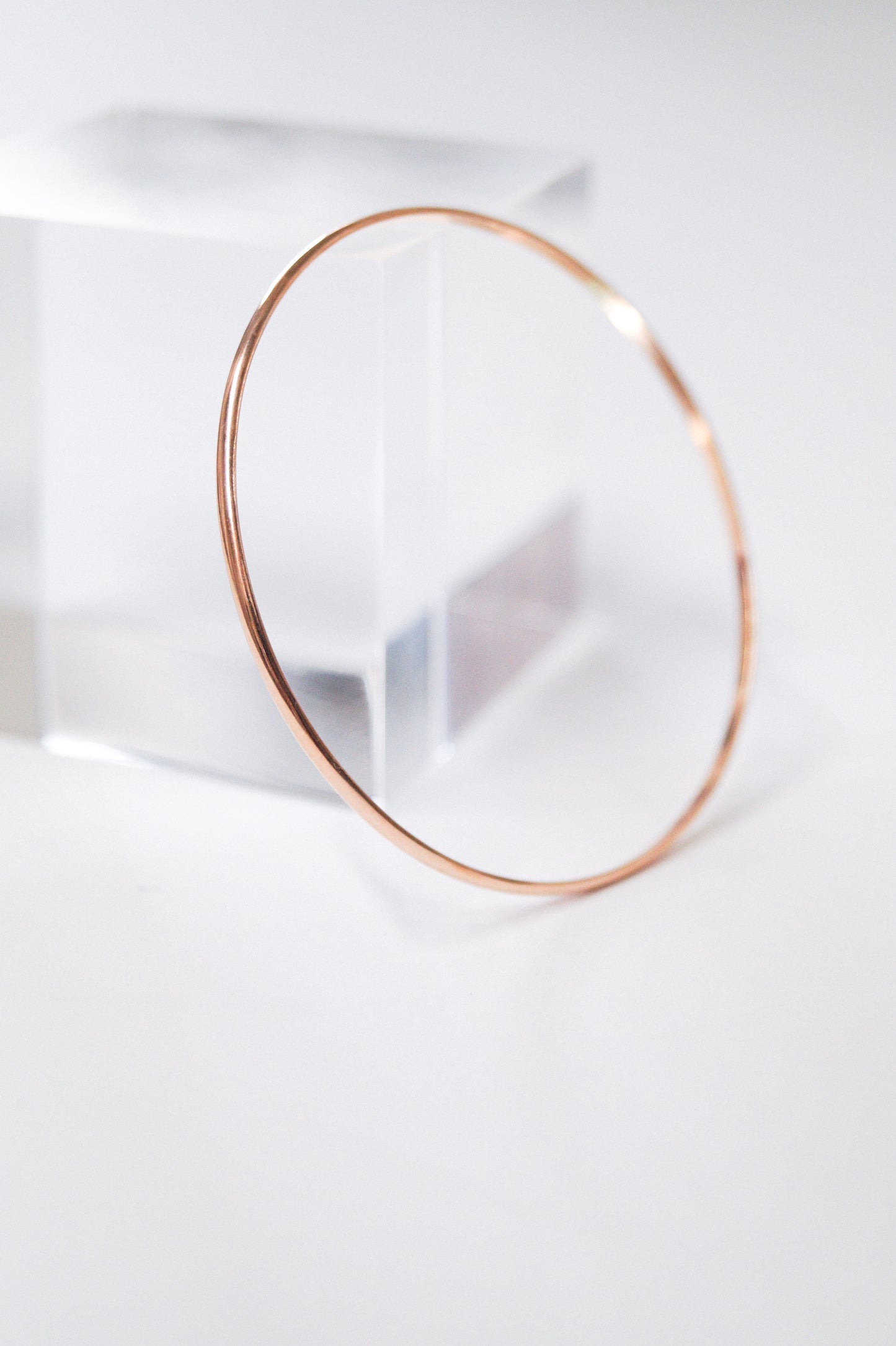 Bangle Bracelet, Gold Fill, Rose Gold Fill or Sterling Silver